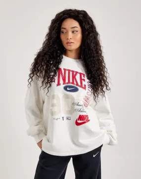 Still Soul Nike Oversized French Terry Fleece Crewneck Sweatshirt