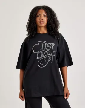 Nike Oversized Rhinestone Tee Dynamic Glow QuickDryingTech
