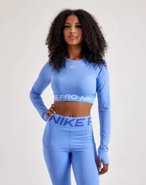 Nike Pro Dri-FIT Cropped Long-Sleeve Top TearResistant Fabric