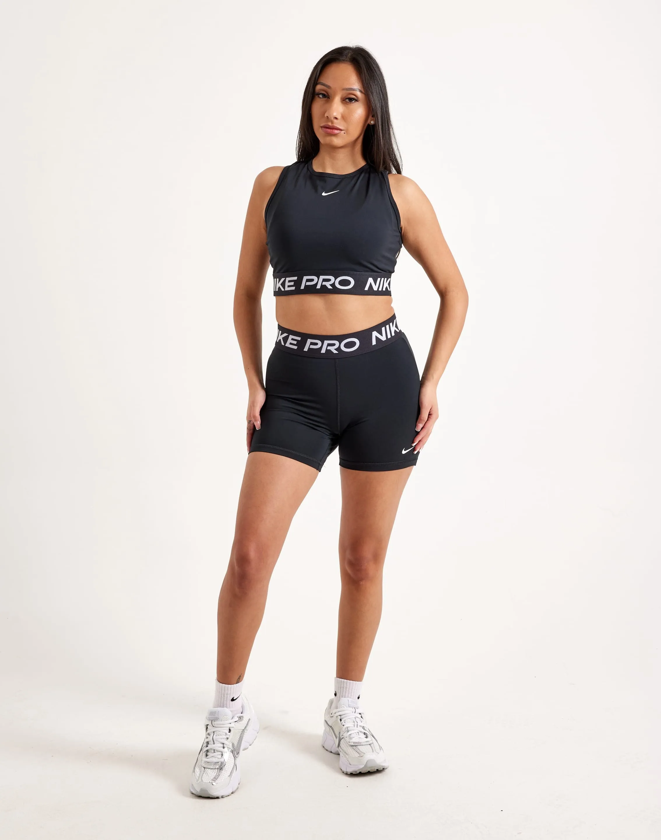 Nike Pro Dri-FIT Cropped Tank Top Sea Fit