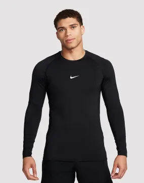Nike Pro Dri-FIT Long-Sleeve Fitness Top Inner Glow