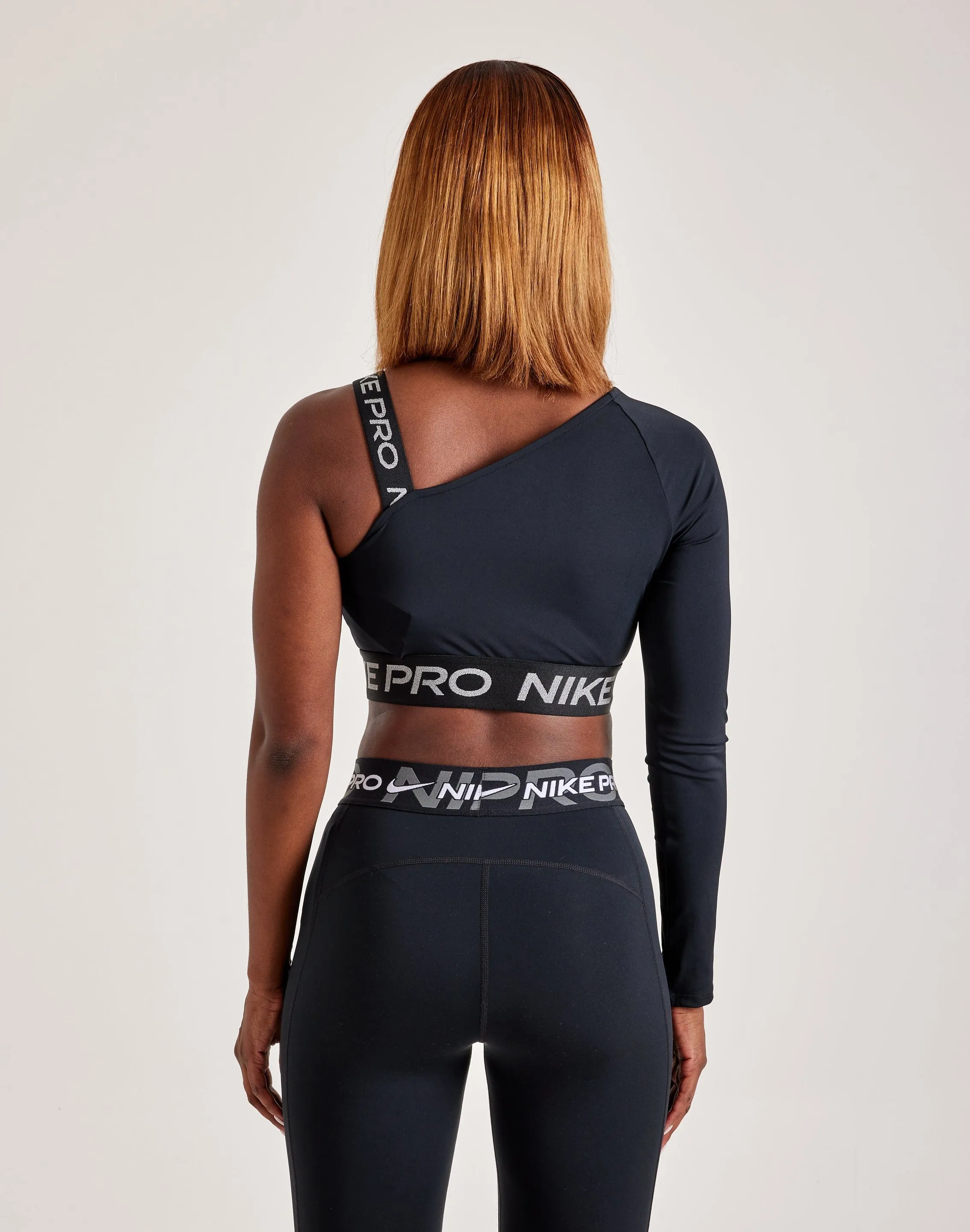 Nike Pro Shine Cropped Top Run Core