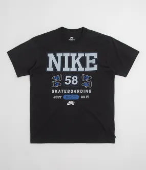 snap Nike SB Athletics T-Shirt - Black