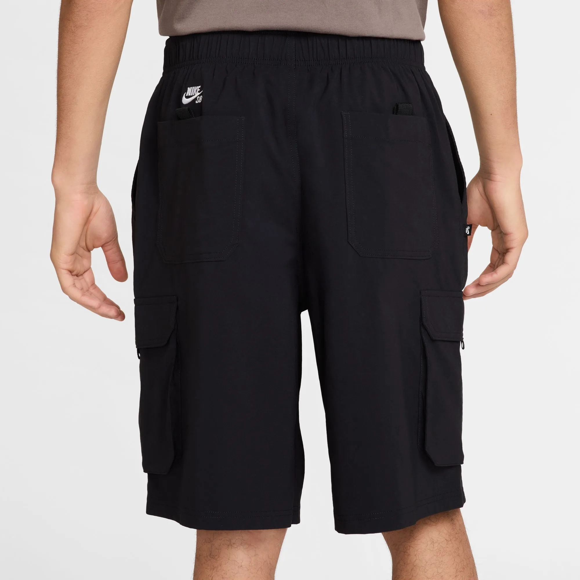 Spanish Glow Nike SB Dri-FIT Kearny Cargo Skate Shorts (Black)