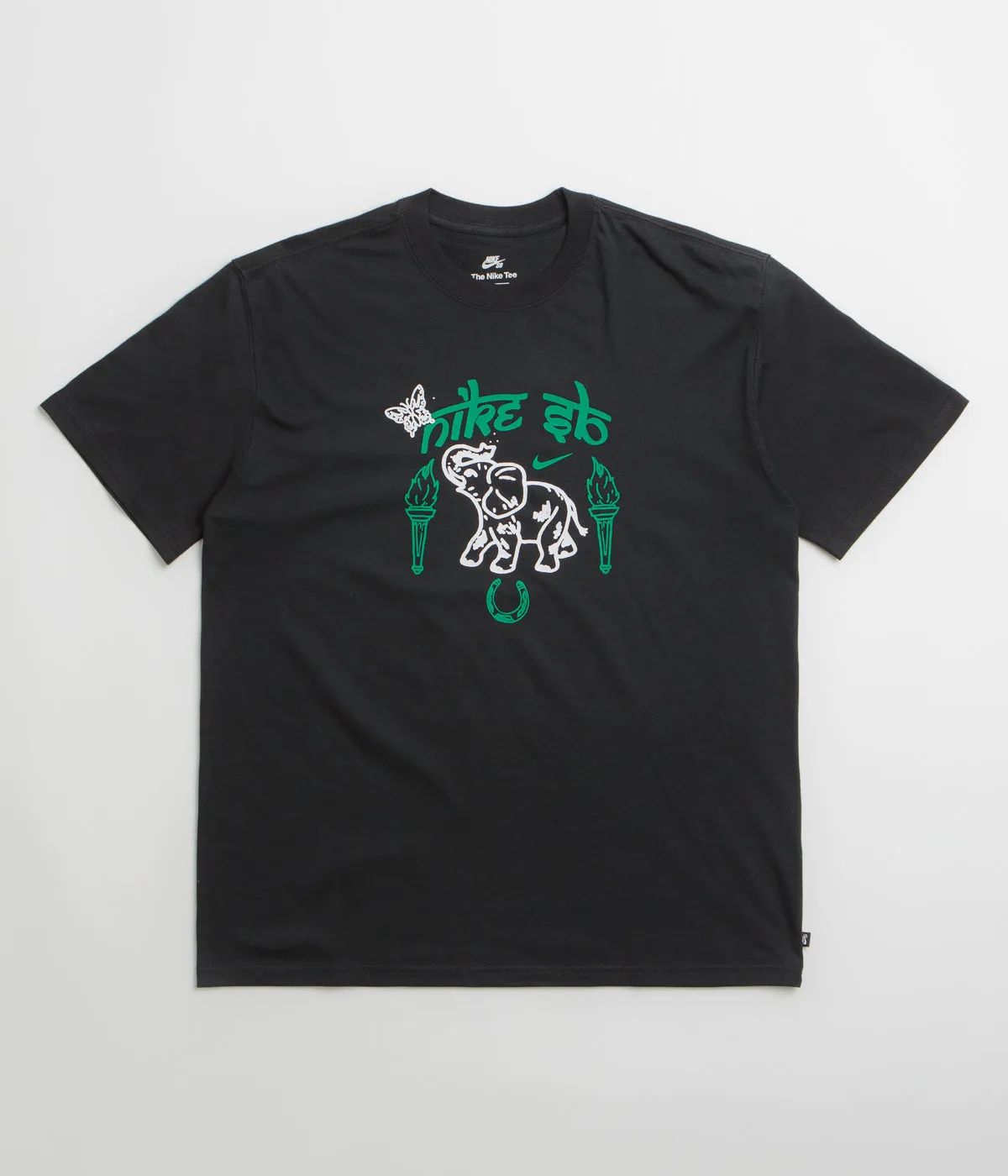 Supermarket Oversized Nike SB Elephant T-Shirt - Black