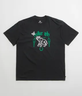 Supermarket Oversized Nike SB Elephant T-Shirt - Black