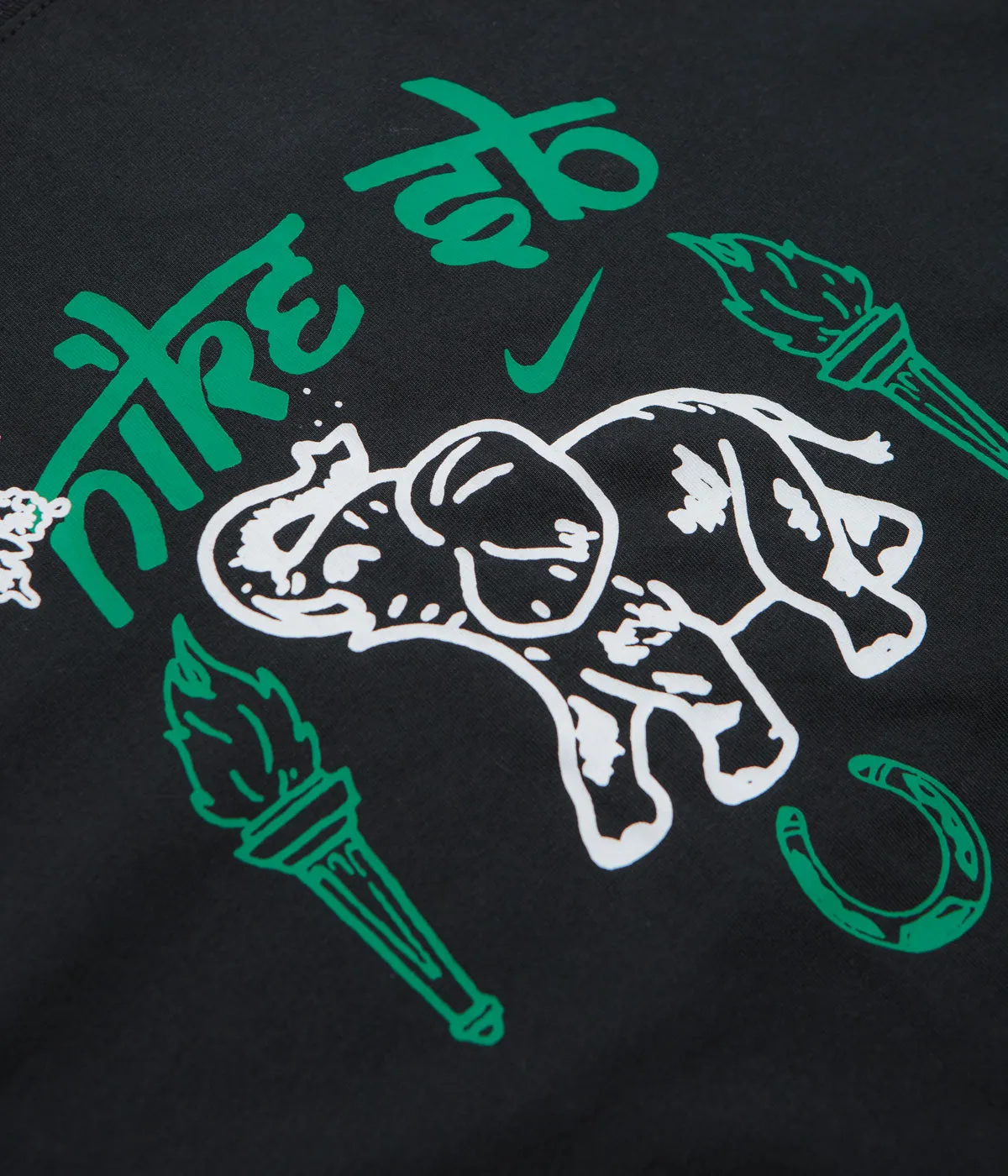 Nike SB Elephant T-Shirt - Black swimming venue Elderly Comfort