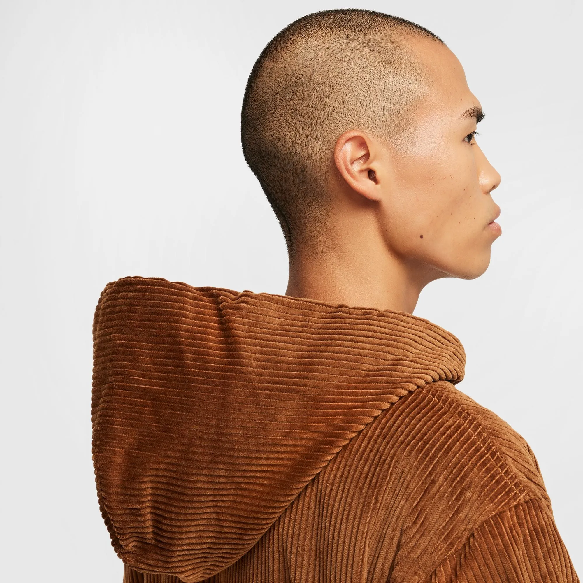 Epic Core Nike SB Full Zip Hooded Corduroy Skate Jacket (Brown)