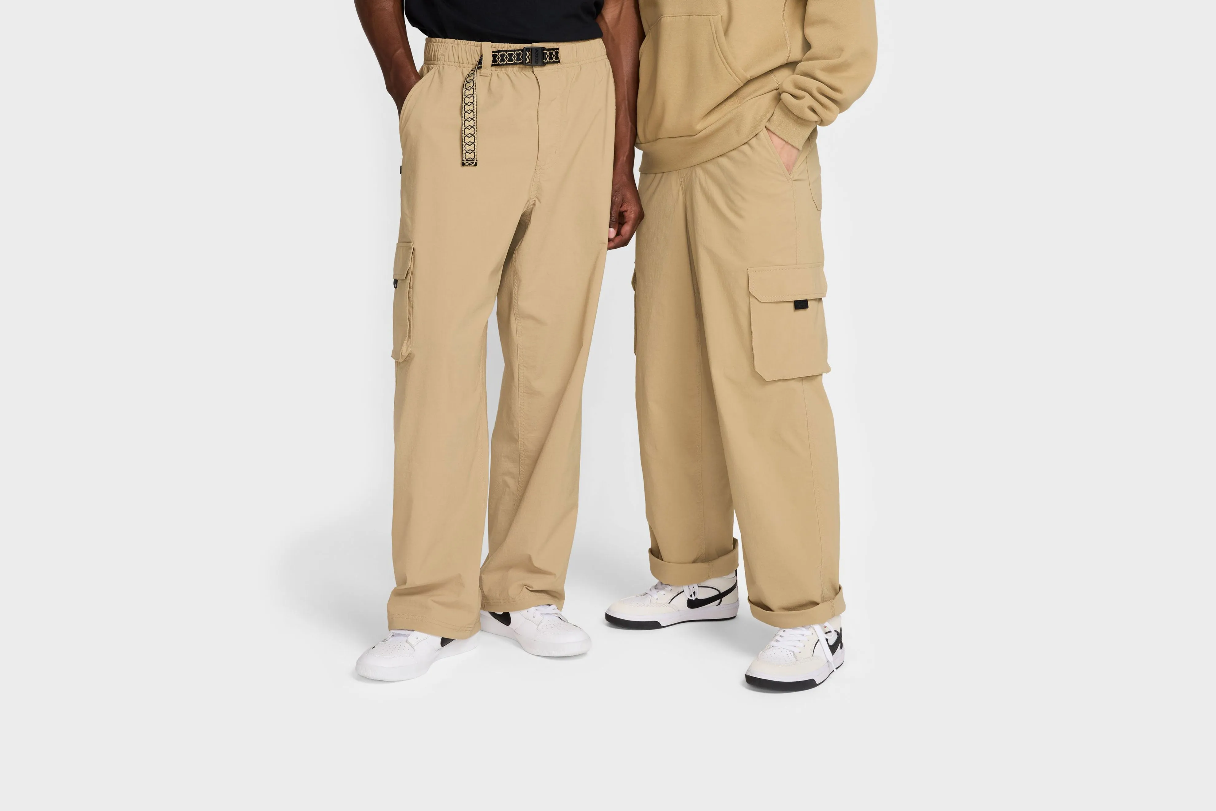 WrinkleResistantCloth Nike SB Kearny Cargo Skate Pants (Brown)