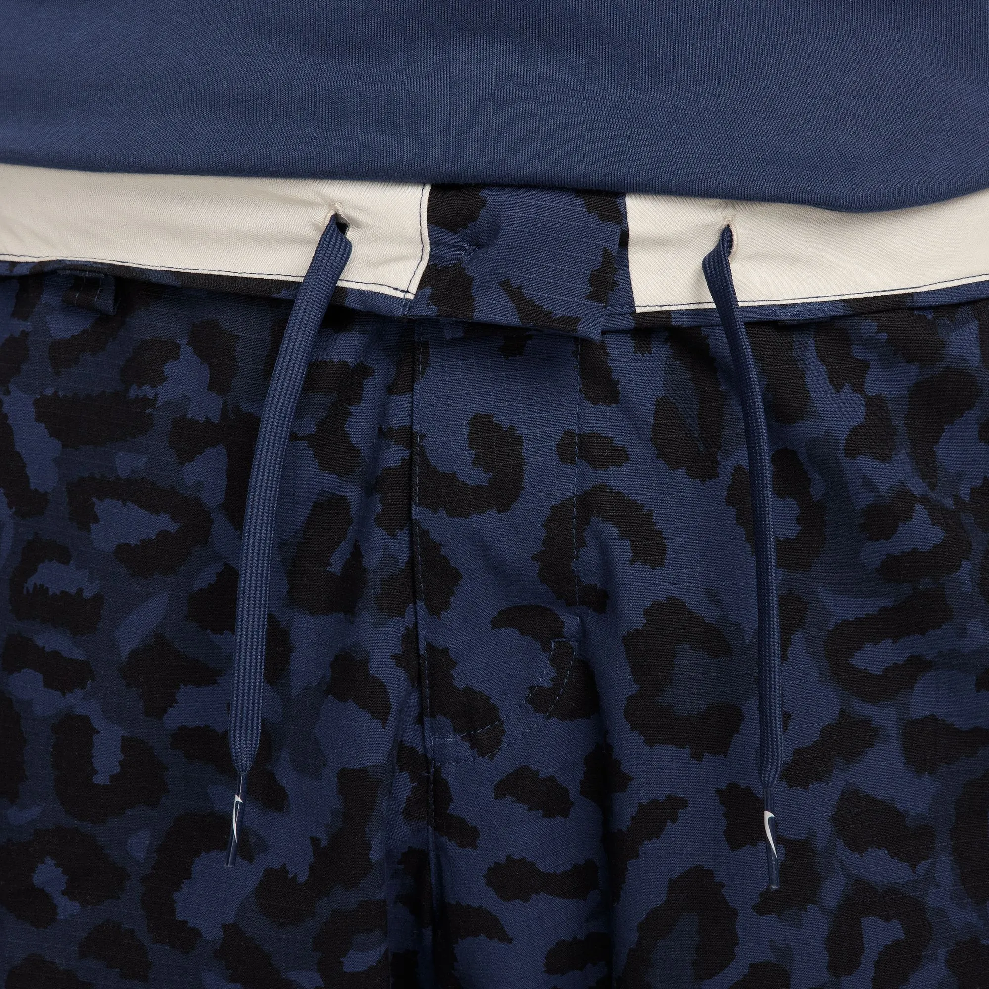 Nike SB Kearny Men's Allover Print Cargo Pants (Midnight Navy) SeamlessPockets