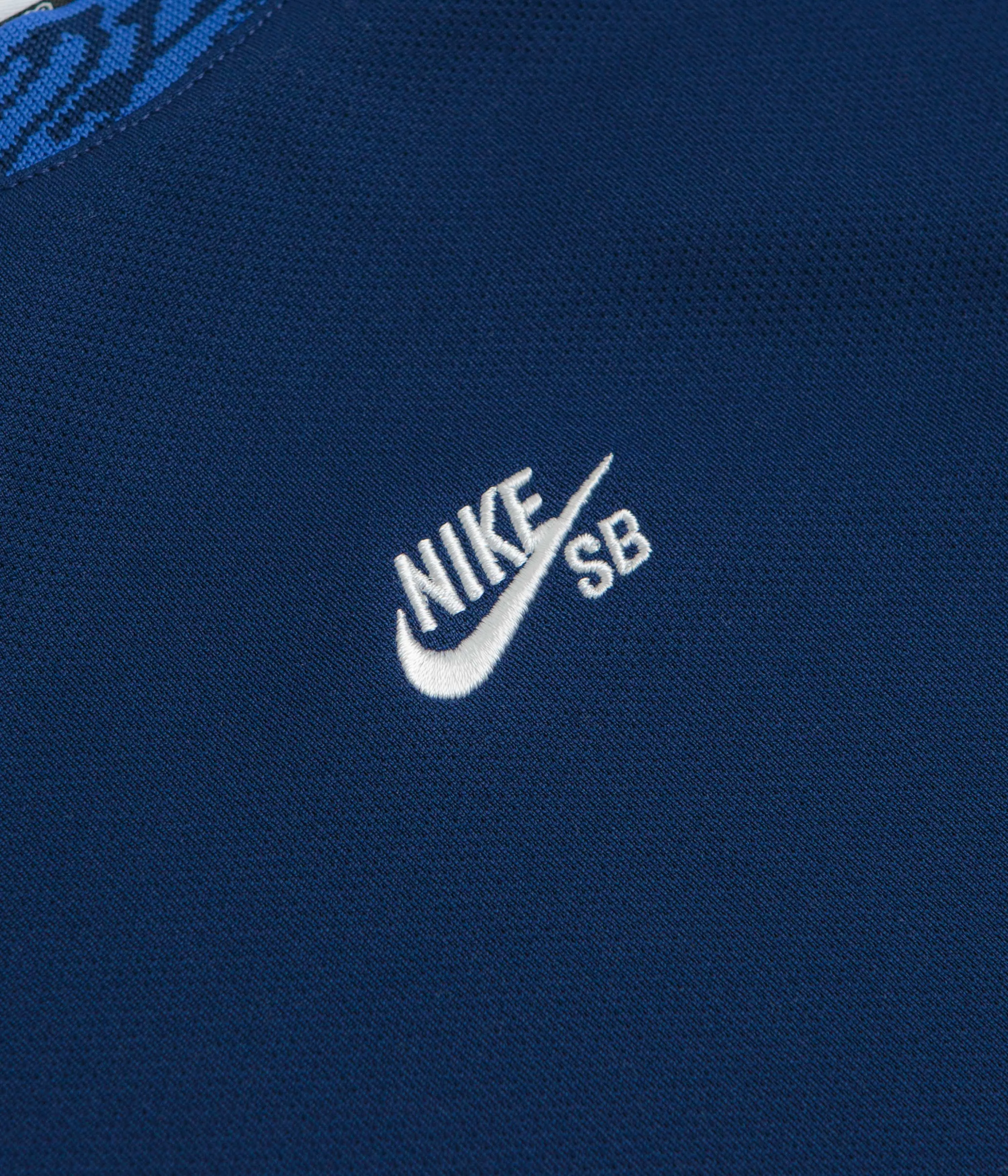 Nike SB Knit Jersey - Blue Void / Game Royal / White Lay flat to dry