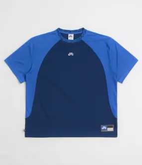 Nike SB Knit Jersey - Blue Void / Game Royal / White Patterned