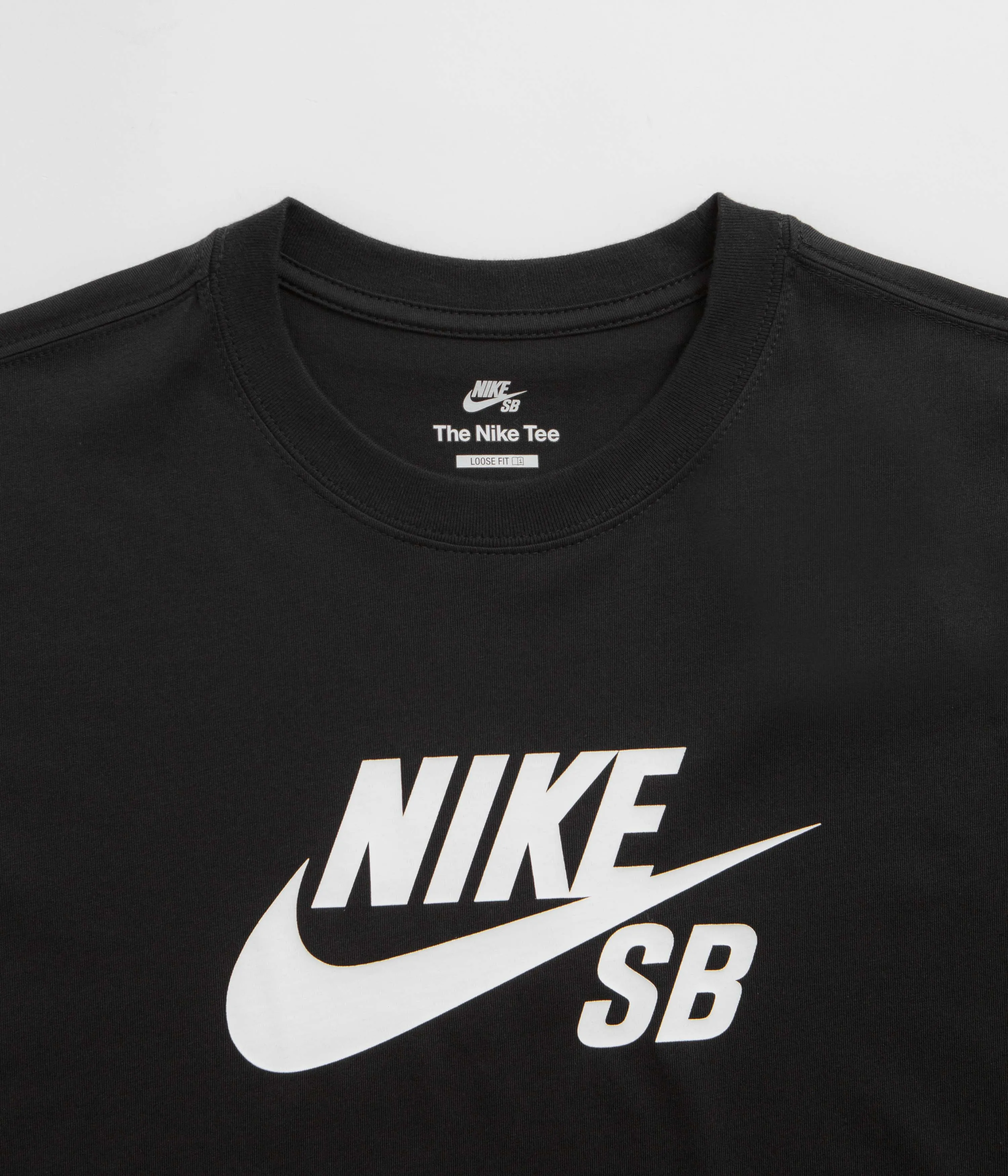 Nike SB Large Logo T-Shirt - Black / White Club Event