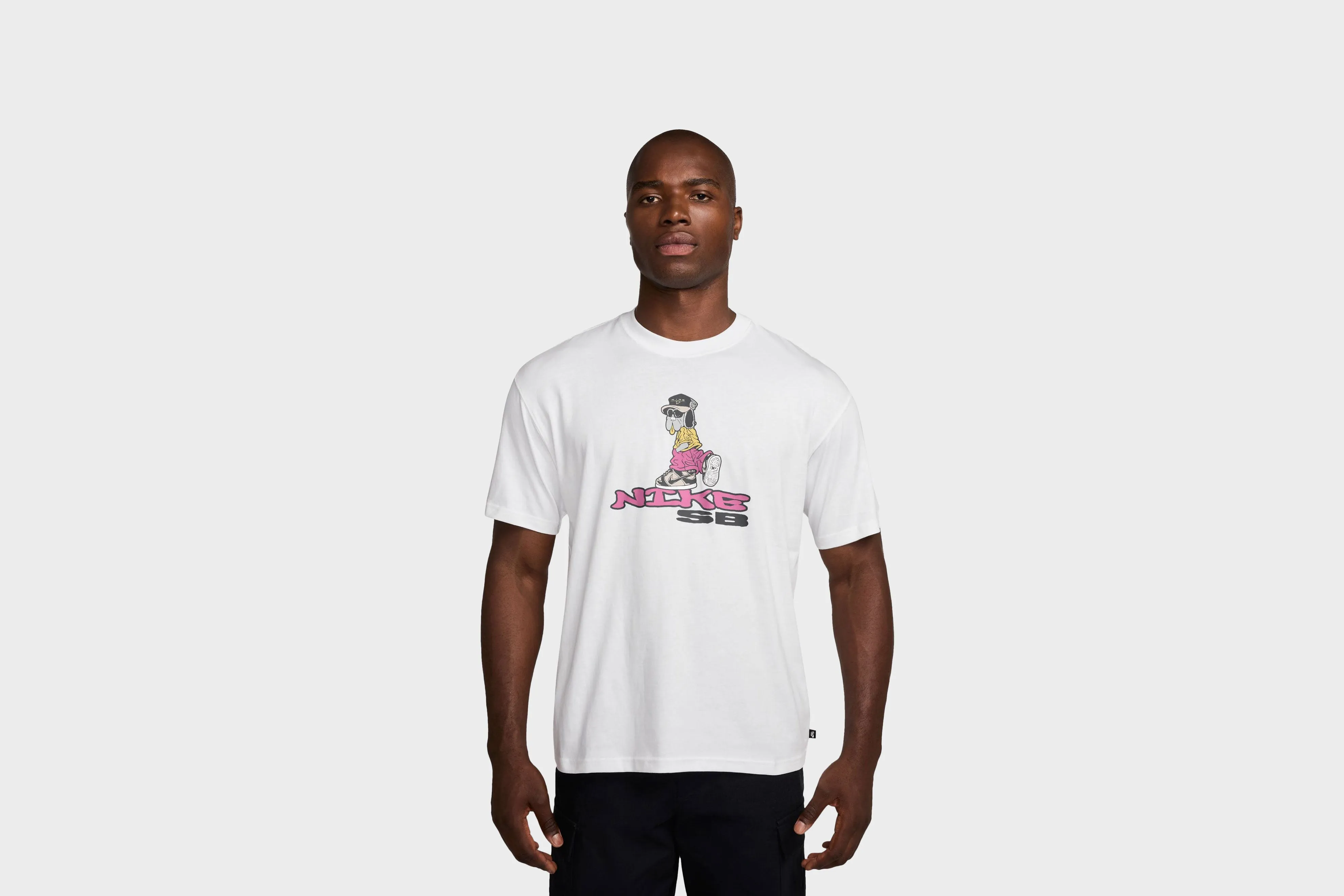 Breathable knit Pure Cotton Nike SB Max 90 Skate T-Shirt (White)
