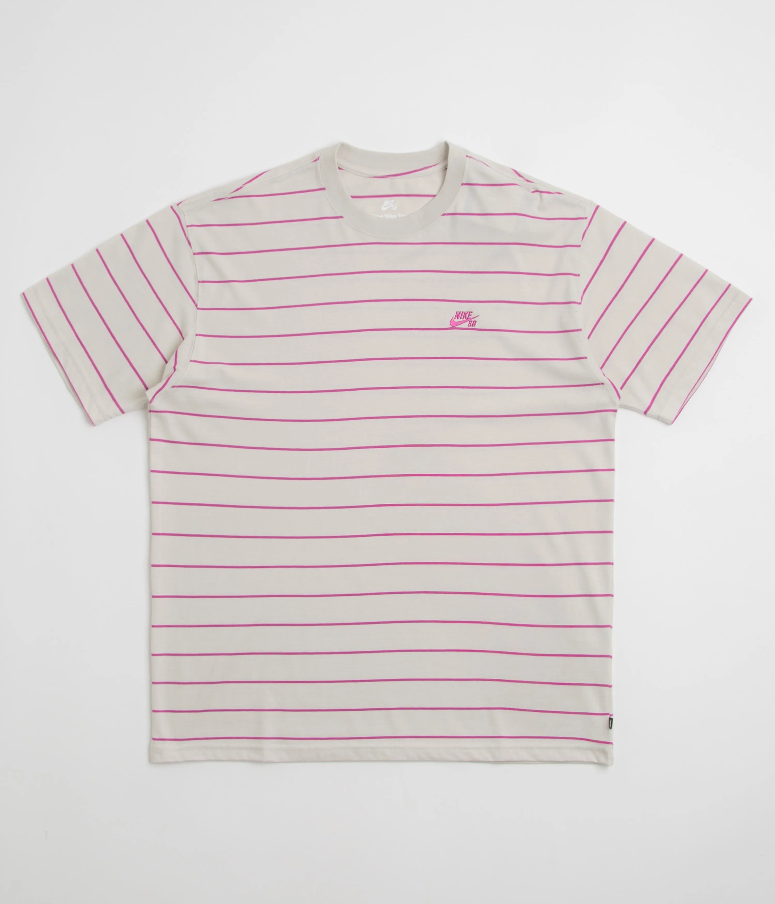 Long sleeve option soccer event Nike SB Striped T-Shirt - Light Bone