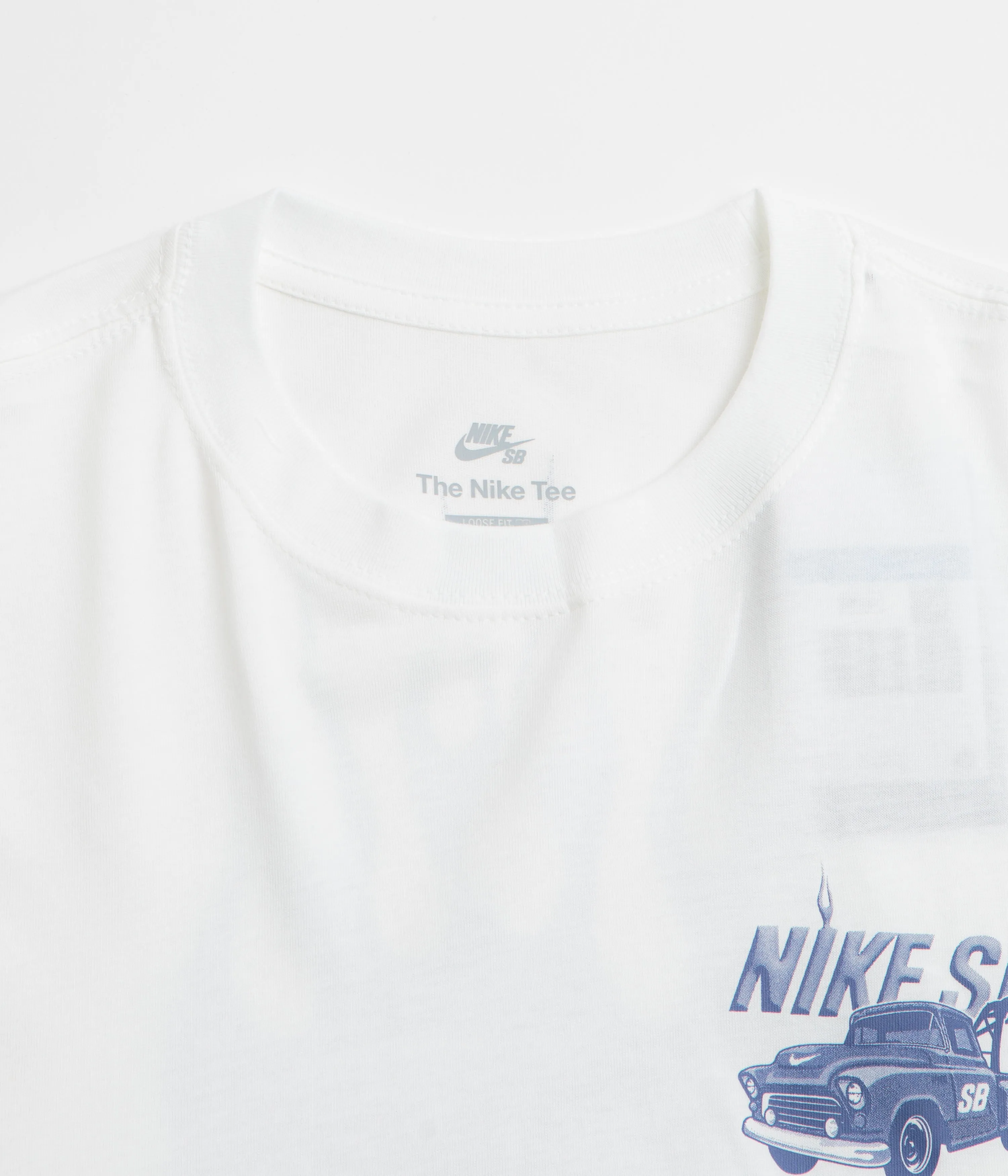 tall size Nike SB Tow T-Shirt - White