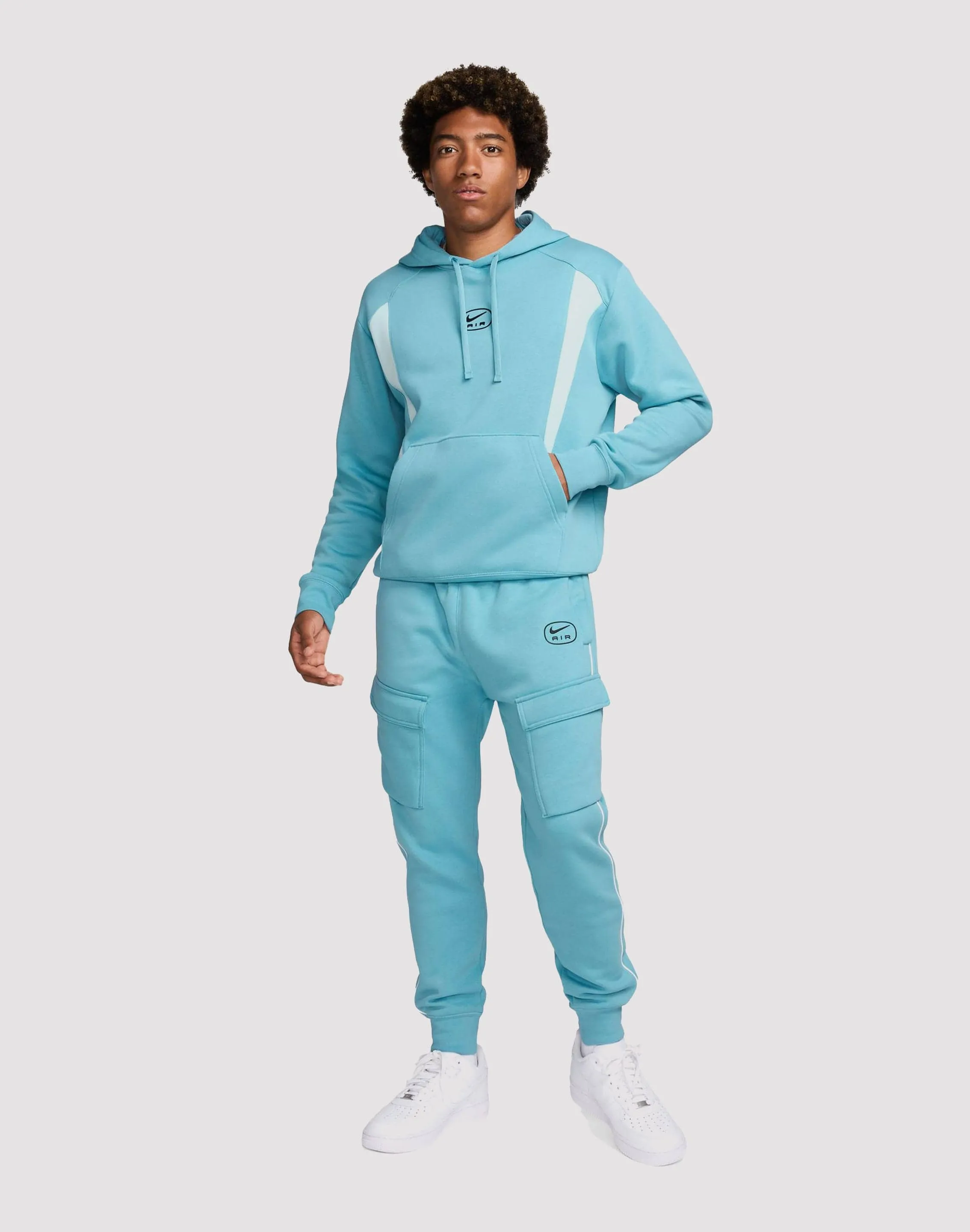 Glow Up DoubleStitchReinforcement Nike Sportswear Air Fleece Pullover Hoodie