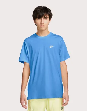 Nike Sportswear Club Blue Tee LowMaintenanceMaterial
