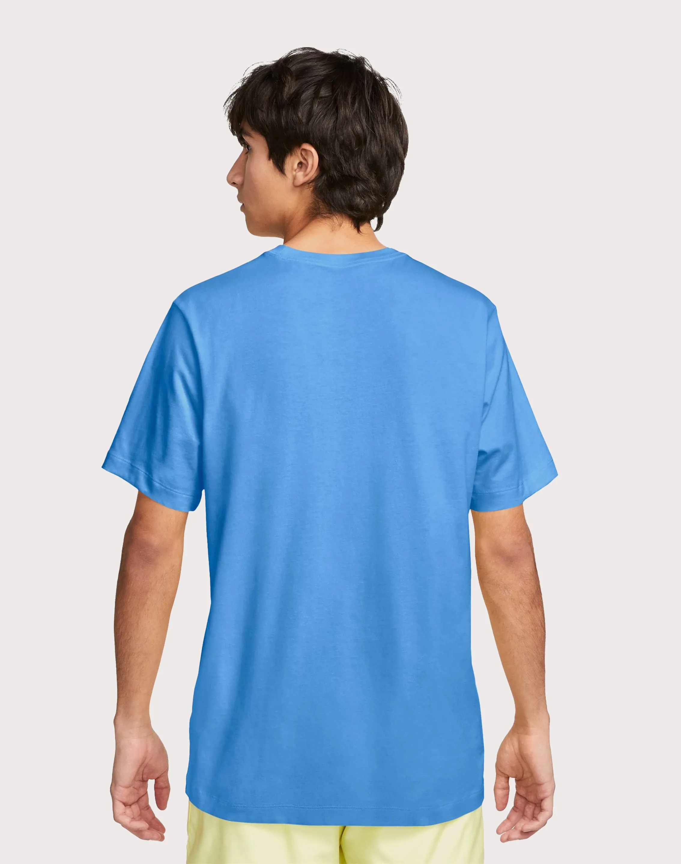 Creative Glow Camera Glow Nike Sportswear Club Blue Tee