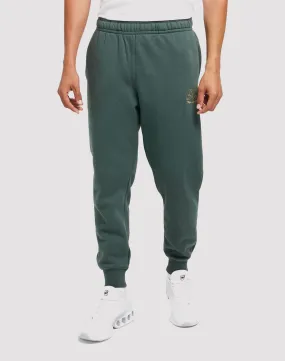 Nike Sportswear Club Fleece Green Joggers Leader Core