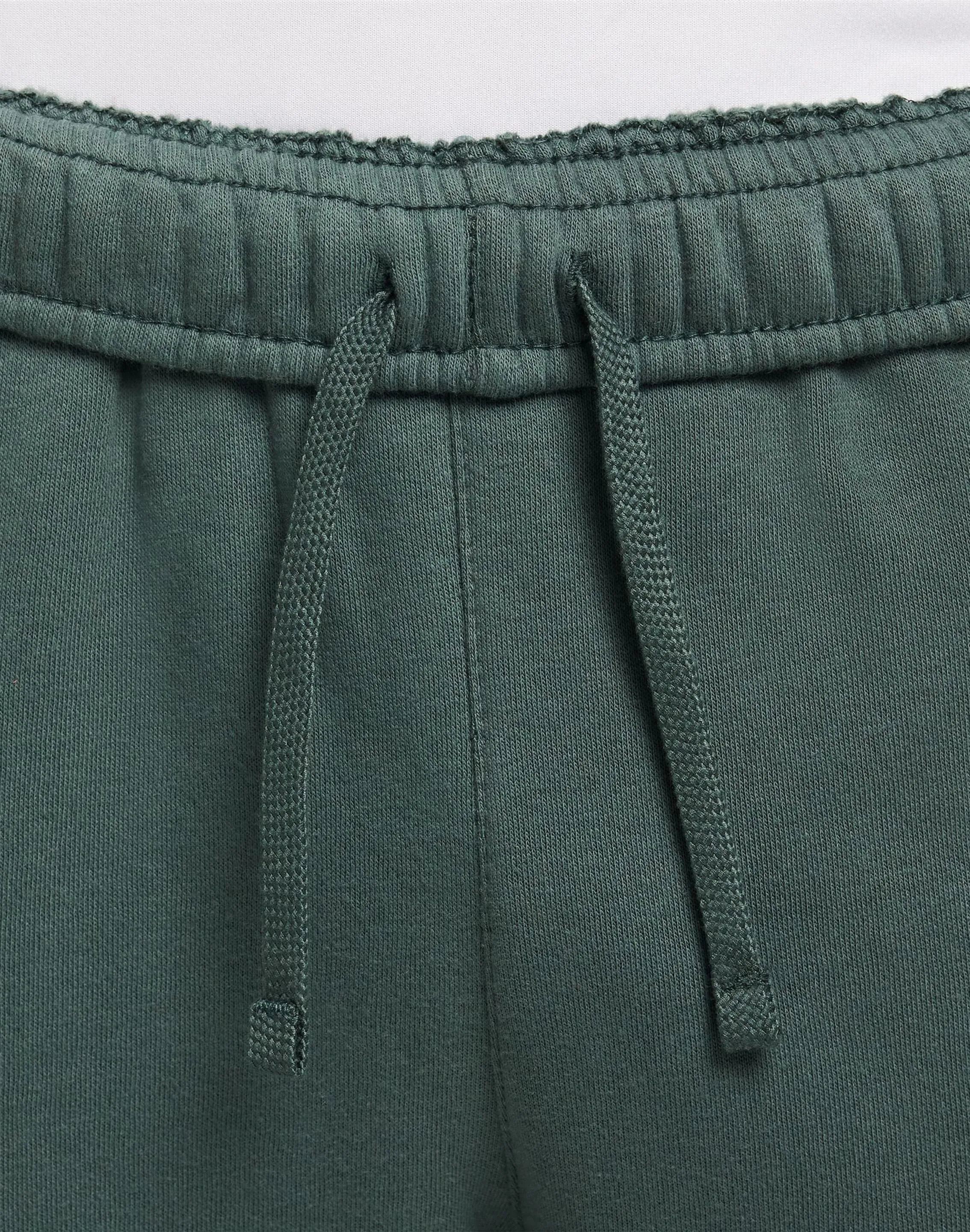 Nike Sportswear Club Fleece Green Joggers MicroPerforatedTexture