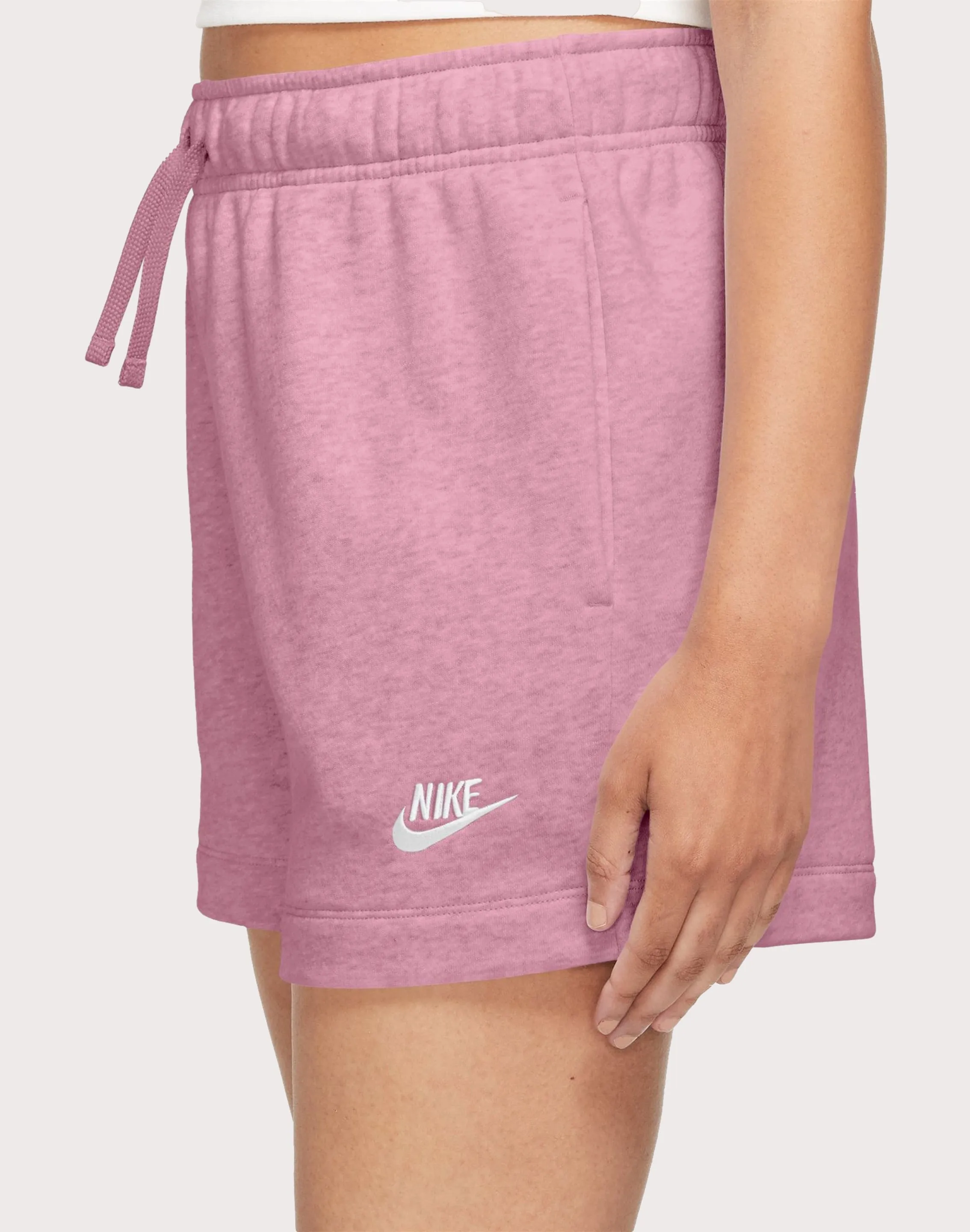 Nike Sportswear Club Fleece Mid-Rise Shorts MoistureManagementSystem PressureRelief Seams