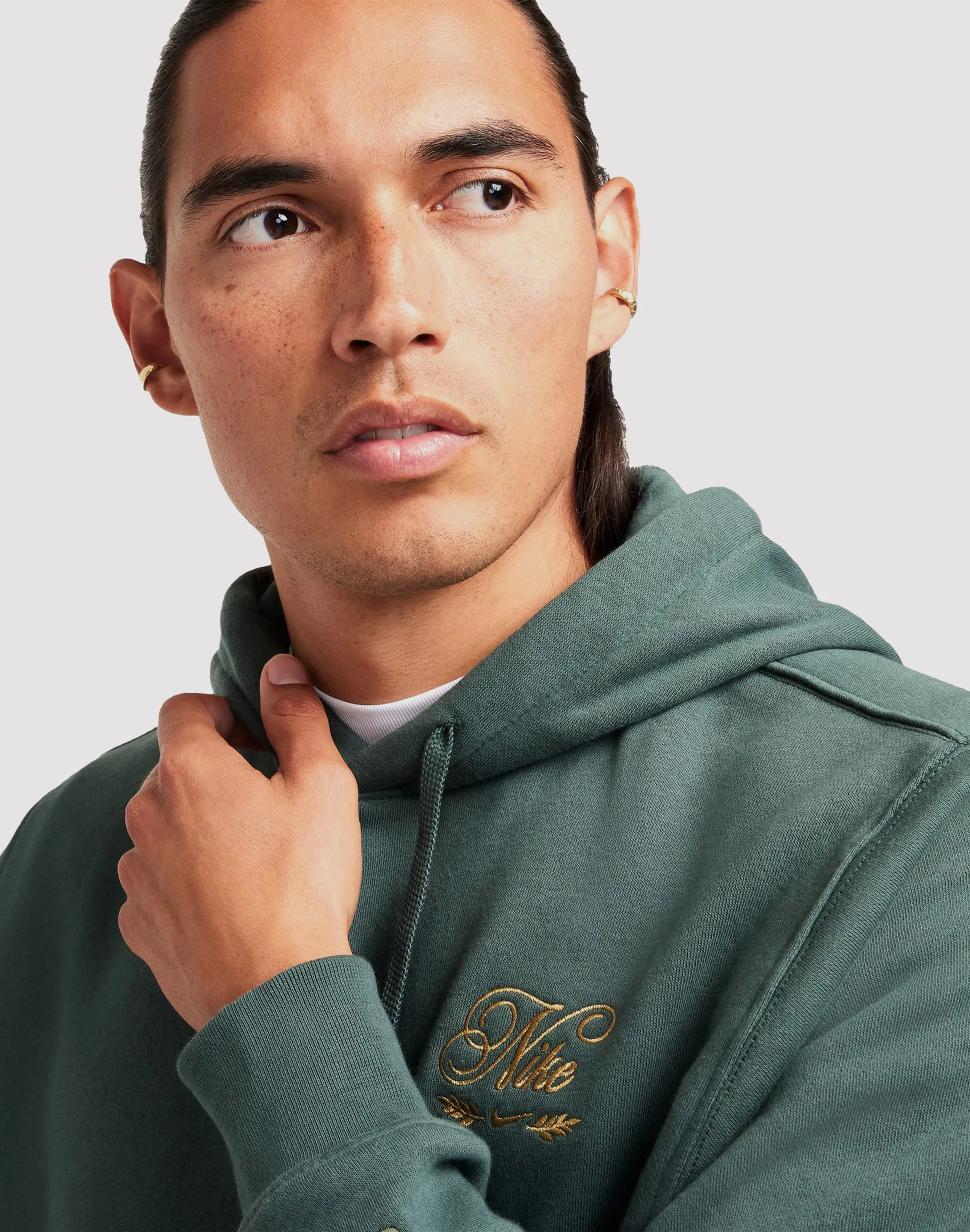Nike Sportswear Club Fleece Pullover Green Hoodie Hero Mode