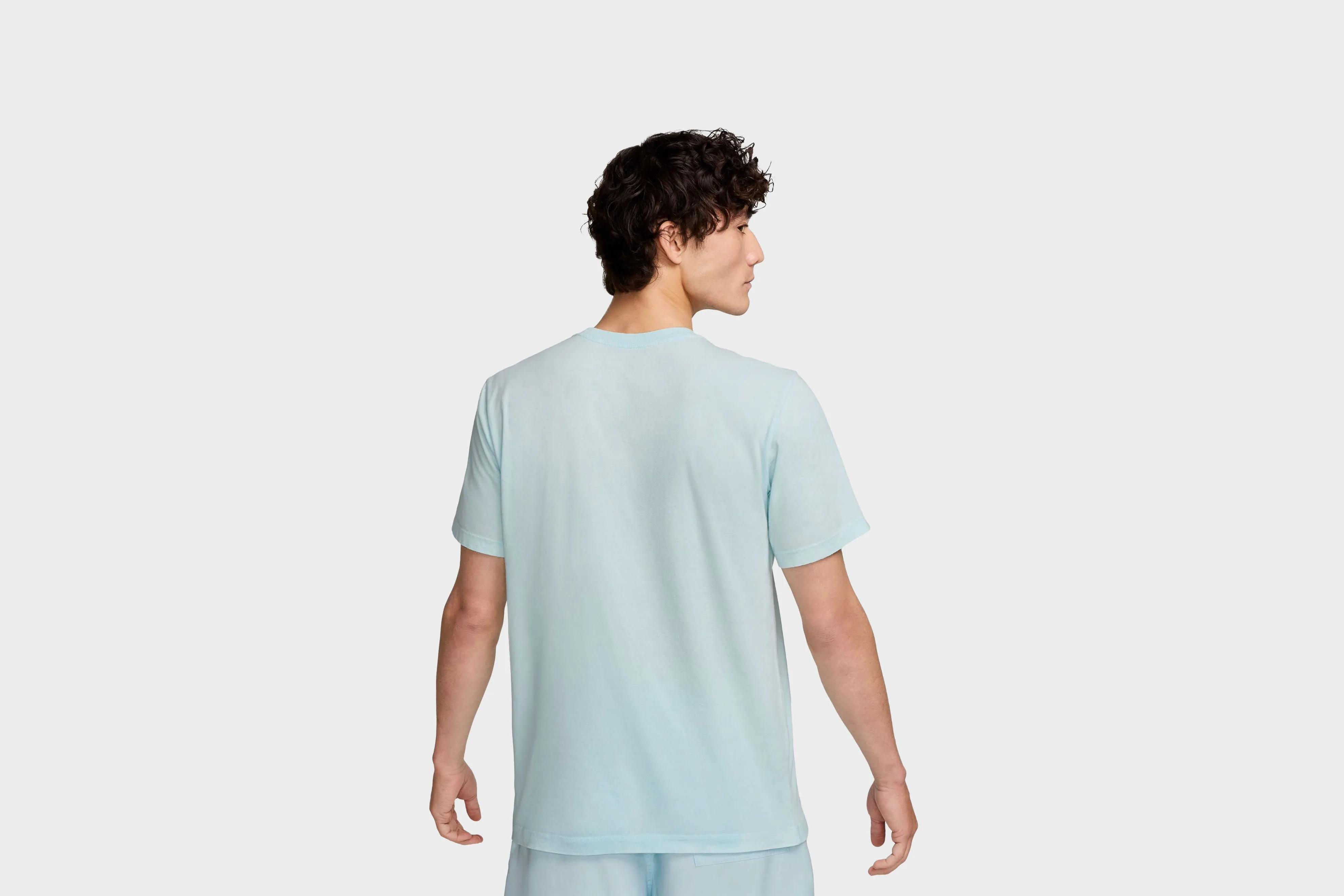 AbrasionResistant UltraSoft Texture Nike Sportswear Hot Waffles T-Shirt (Glacier Blue)