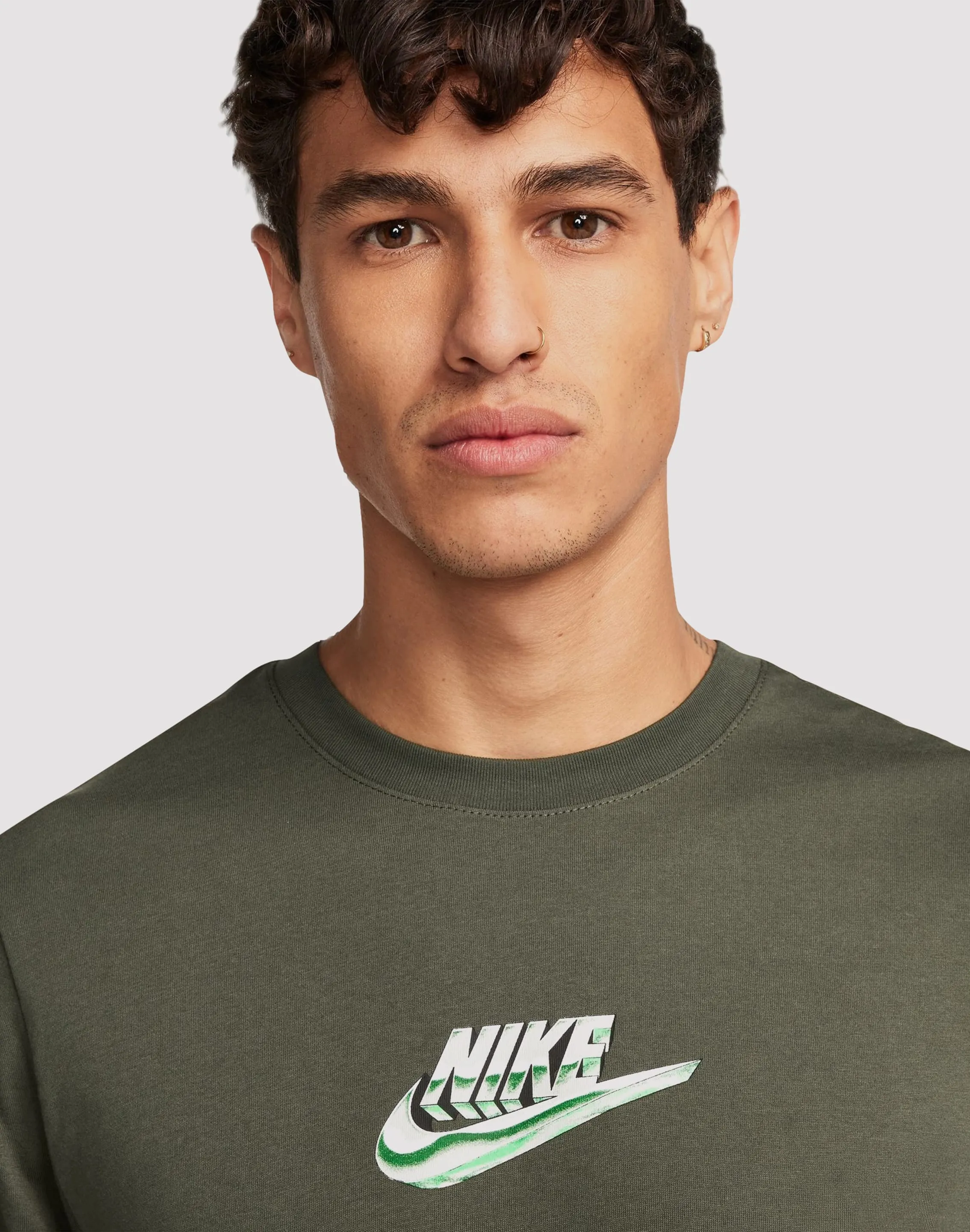 Sunset Scene Urban Pulse Nike Sportswear LBR Khaki Tee