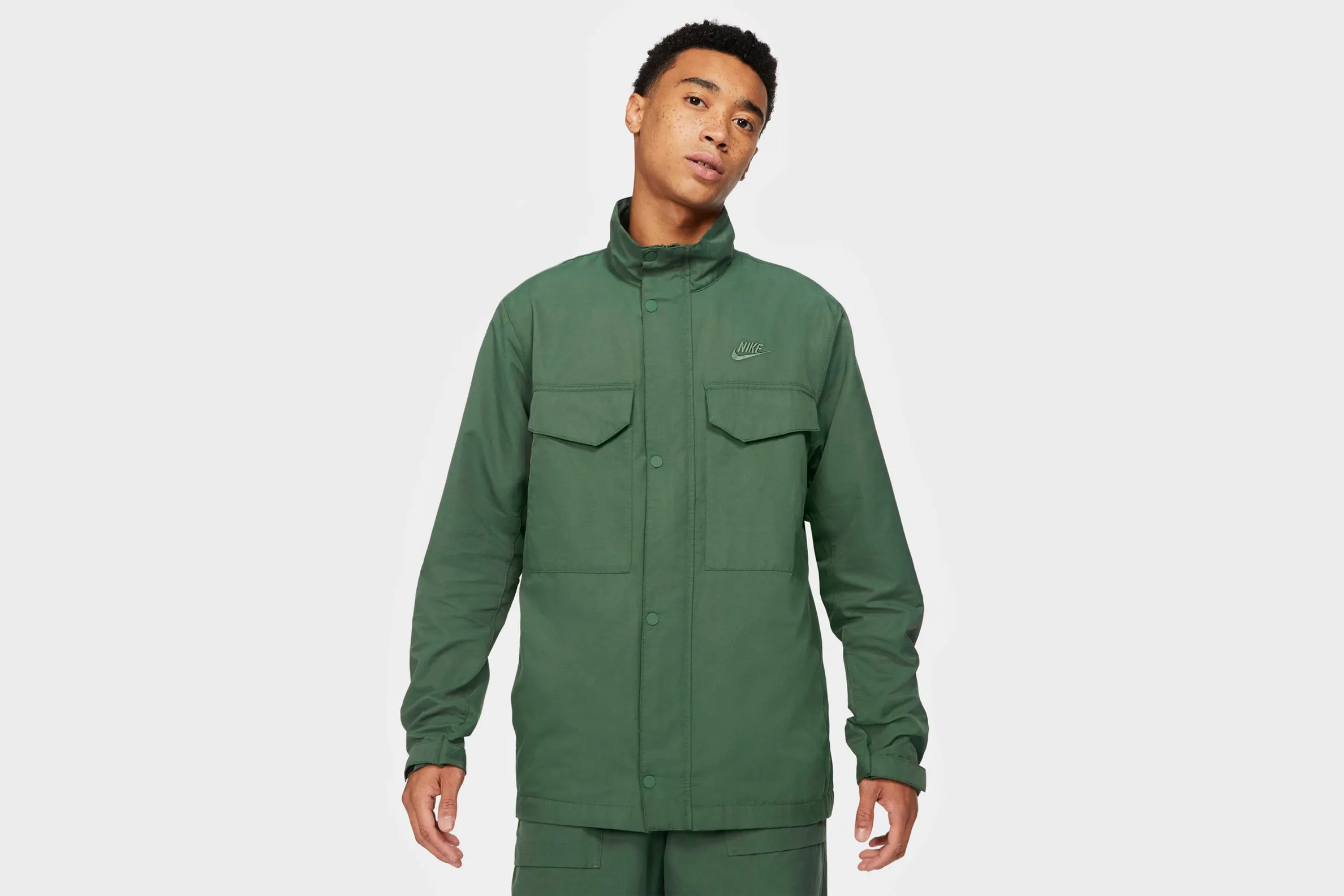 Training Fit Nike Sportswear M65 Woven Jacket (Galactic Jade/Galactic Jade)