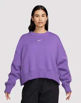 NonSlipTrim Warm Base Nike Sportswear Phoenix Fleece Over-Oversized Crewneck Sweatshirt
