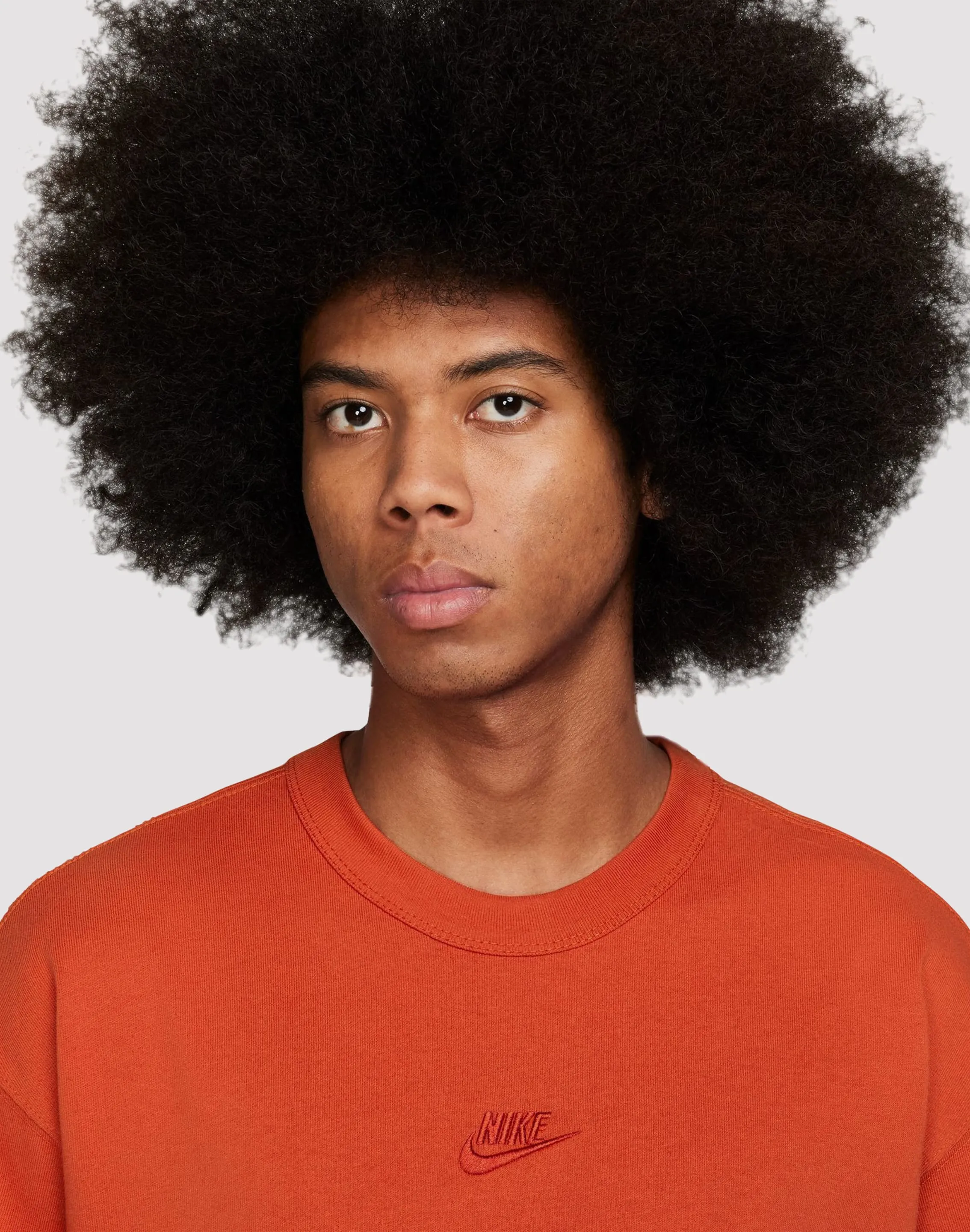 Nike Sportswear Premium Essentials Red Tee Stone Glow Tropical Glow
