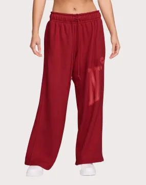 Reinforced Stress Points Breathable Stretch Fabric Nike Sportswear Street Open-Hem Fleece Pants