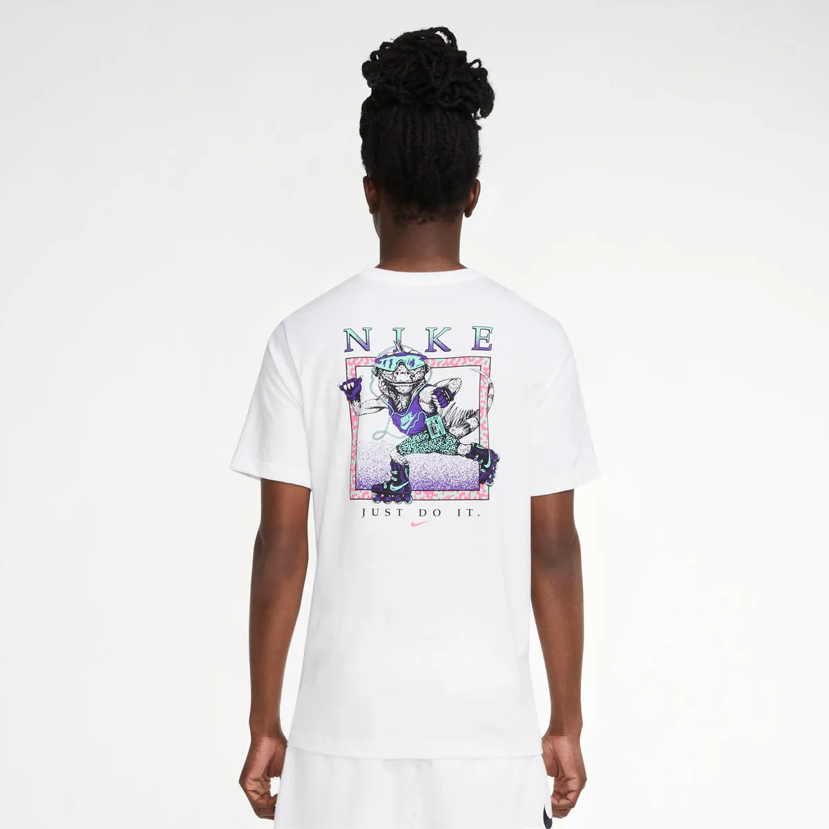 Collapsible Hood SeamlessPockets Nike Sportswear T-Shirt (White)