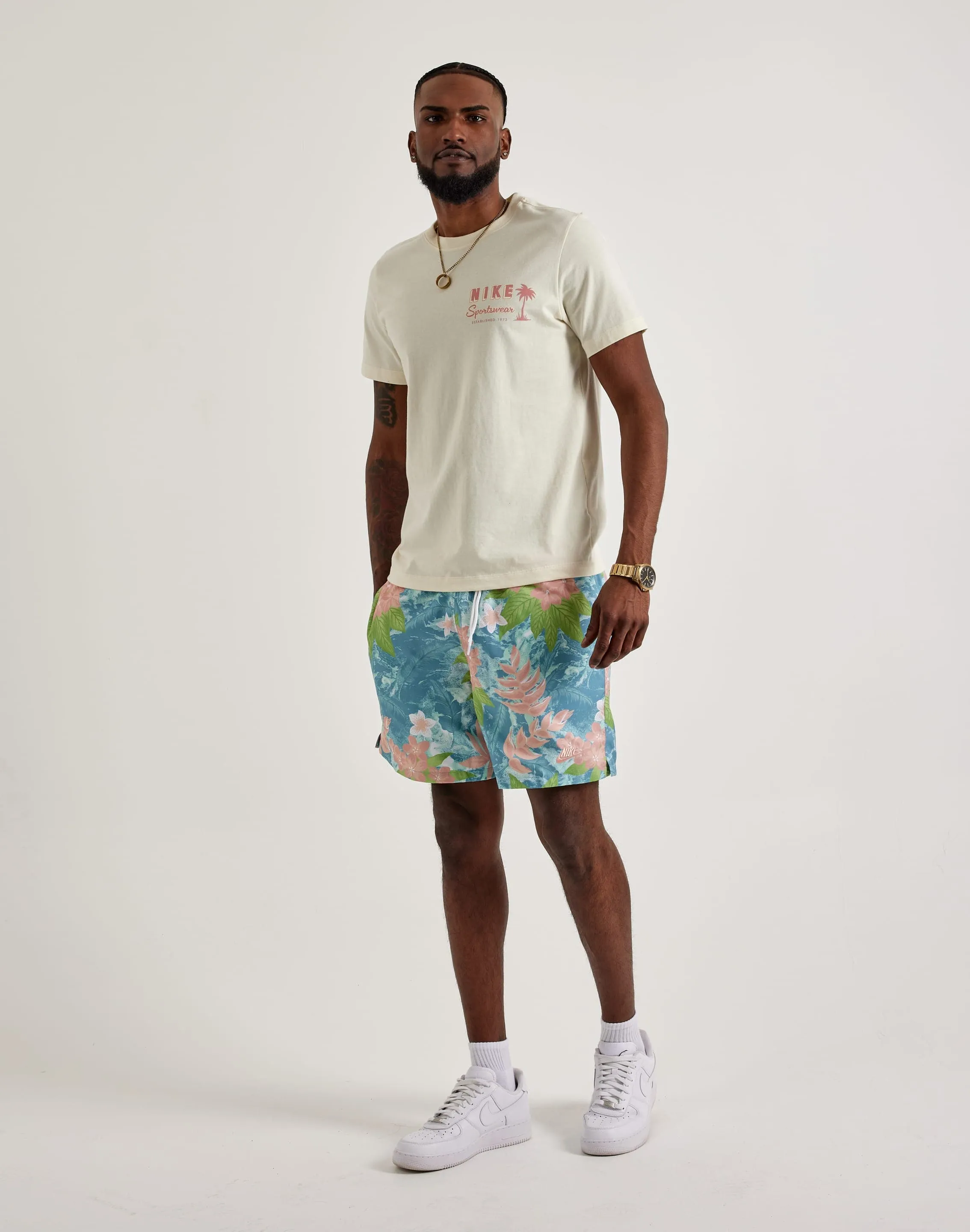 Nike Sportswear Tee Sea Fit Art Glow