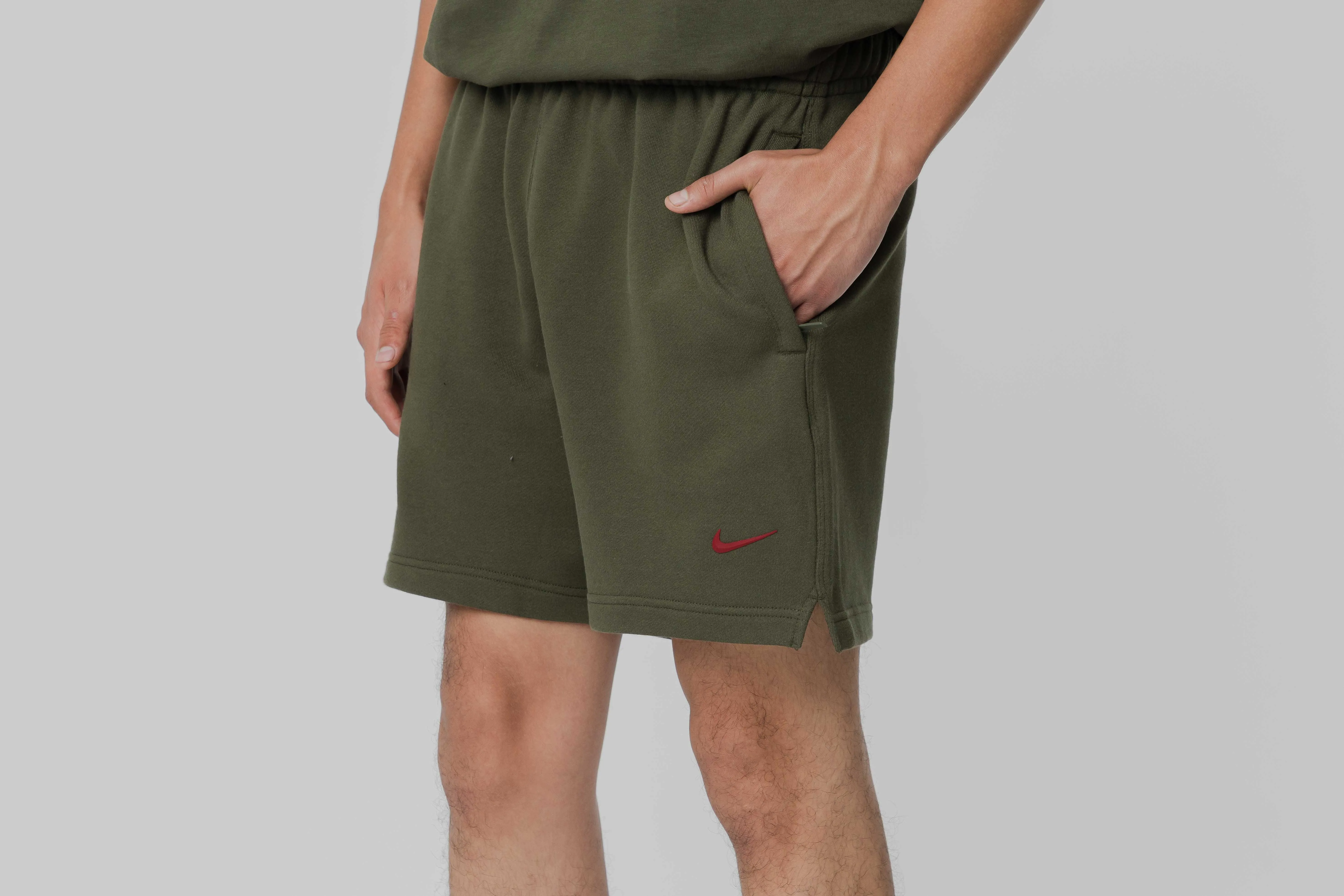 Ventilated Panels Chic Style Nike x NOCTA Cardinal Fleece Short