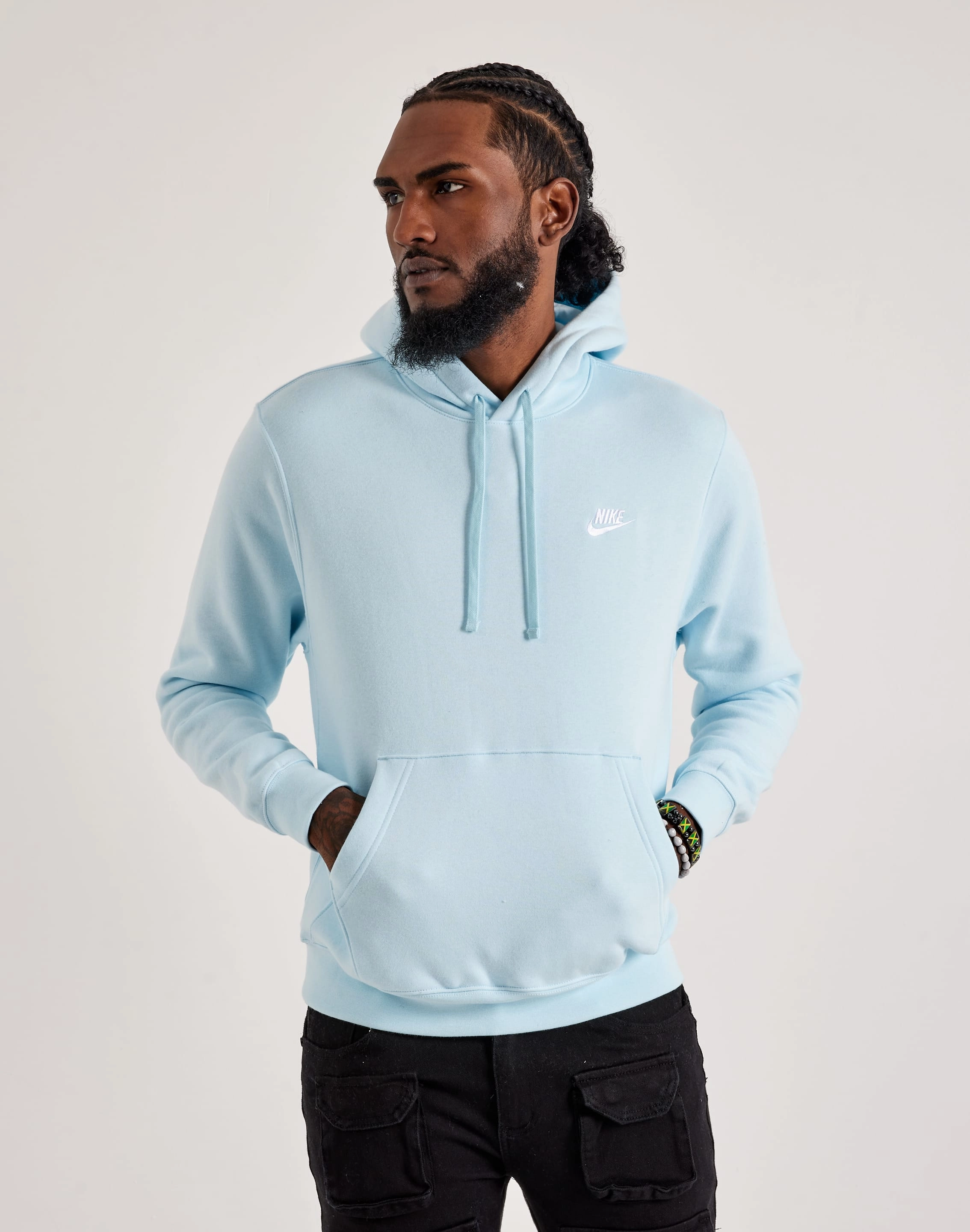 Nike Club Fleece Pullover Hoodie ZeroWasteProduction Flexible Material