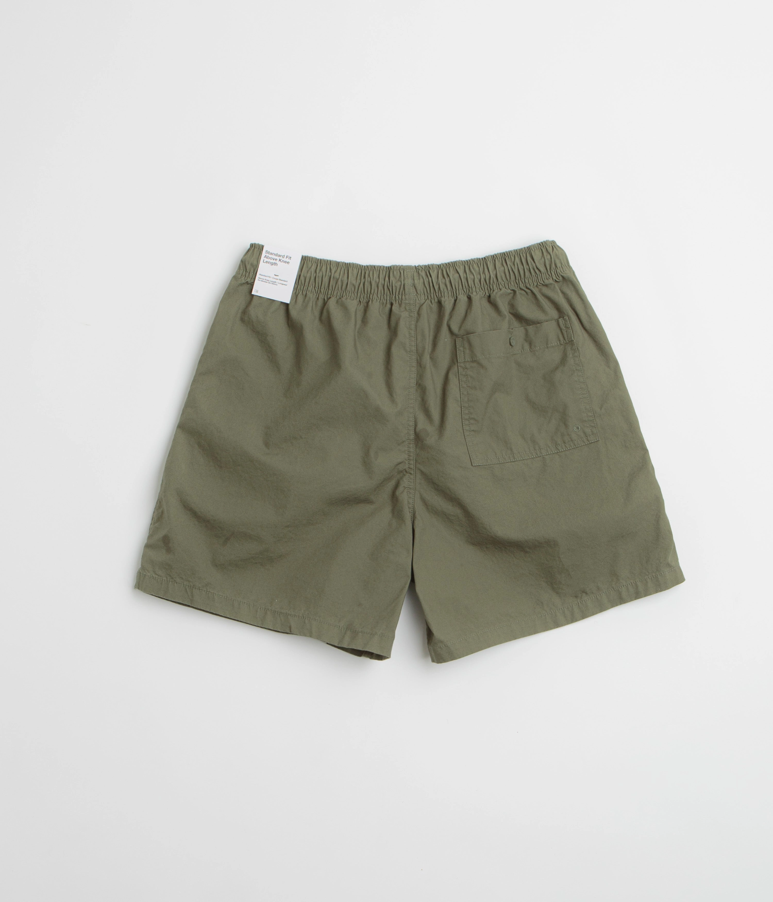 Non Restrictive Waistband Nike Club Flow Wash Shorts - Medium Olive / Medium Olive