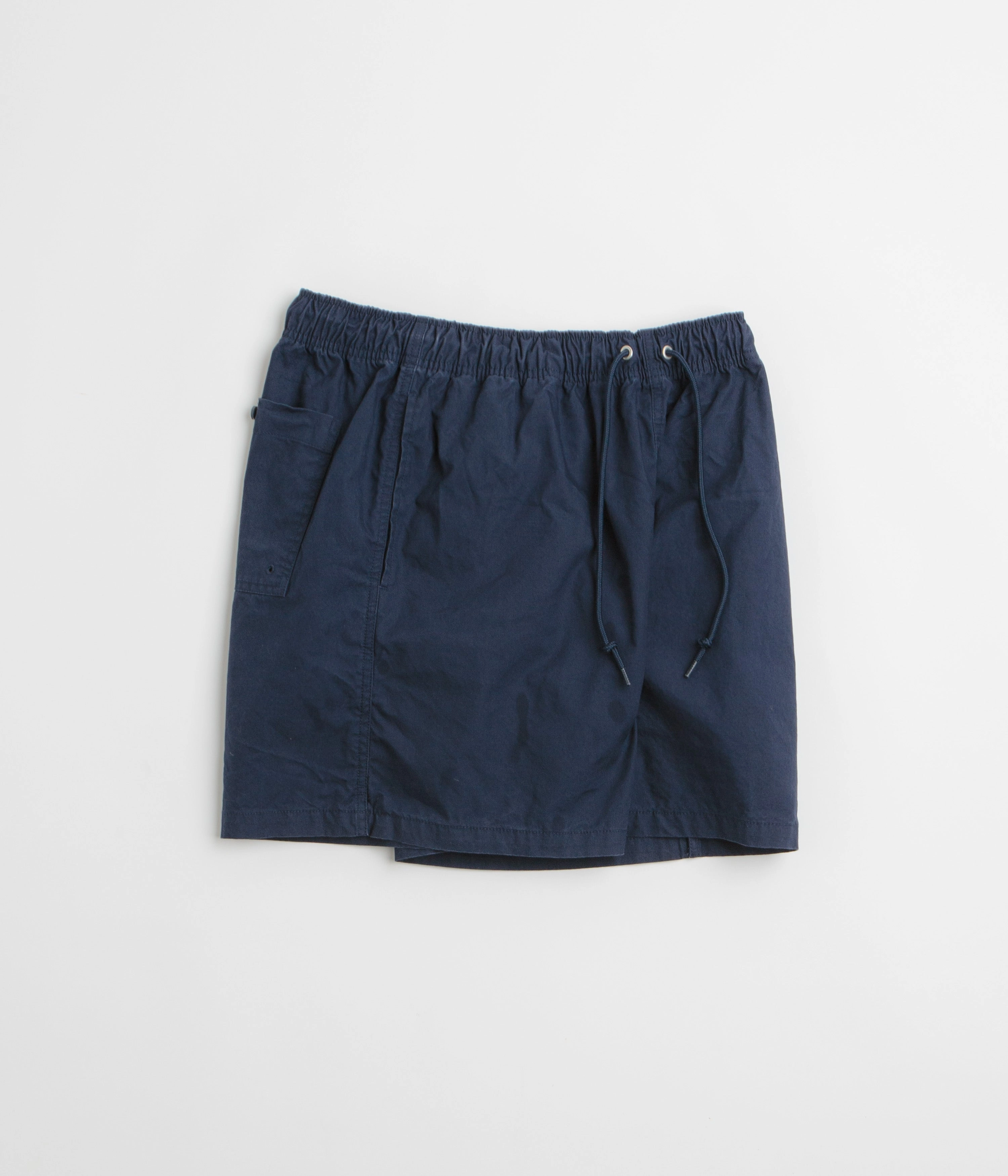Nike Club Flow Wash Shorts - Obsidian / Obsidian Flexible Hemline Hot Weather