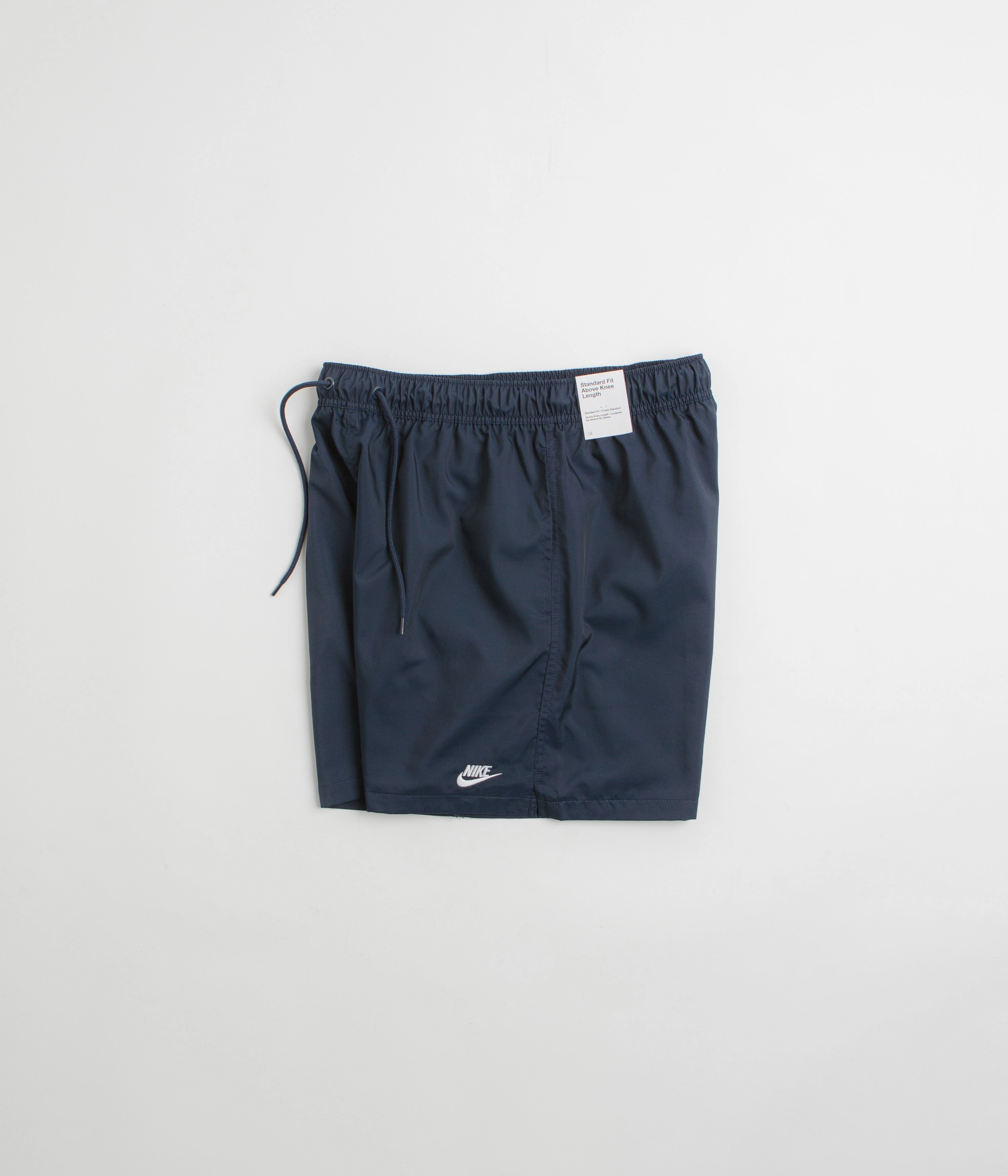 All Season Nike Club Woven Flow Shorts - Obsidian / White