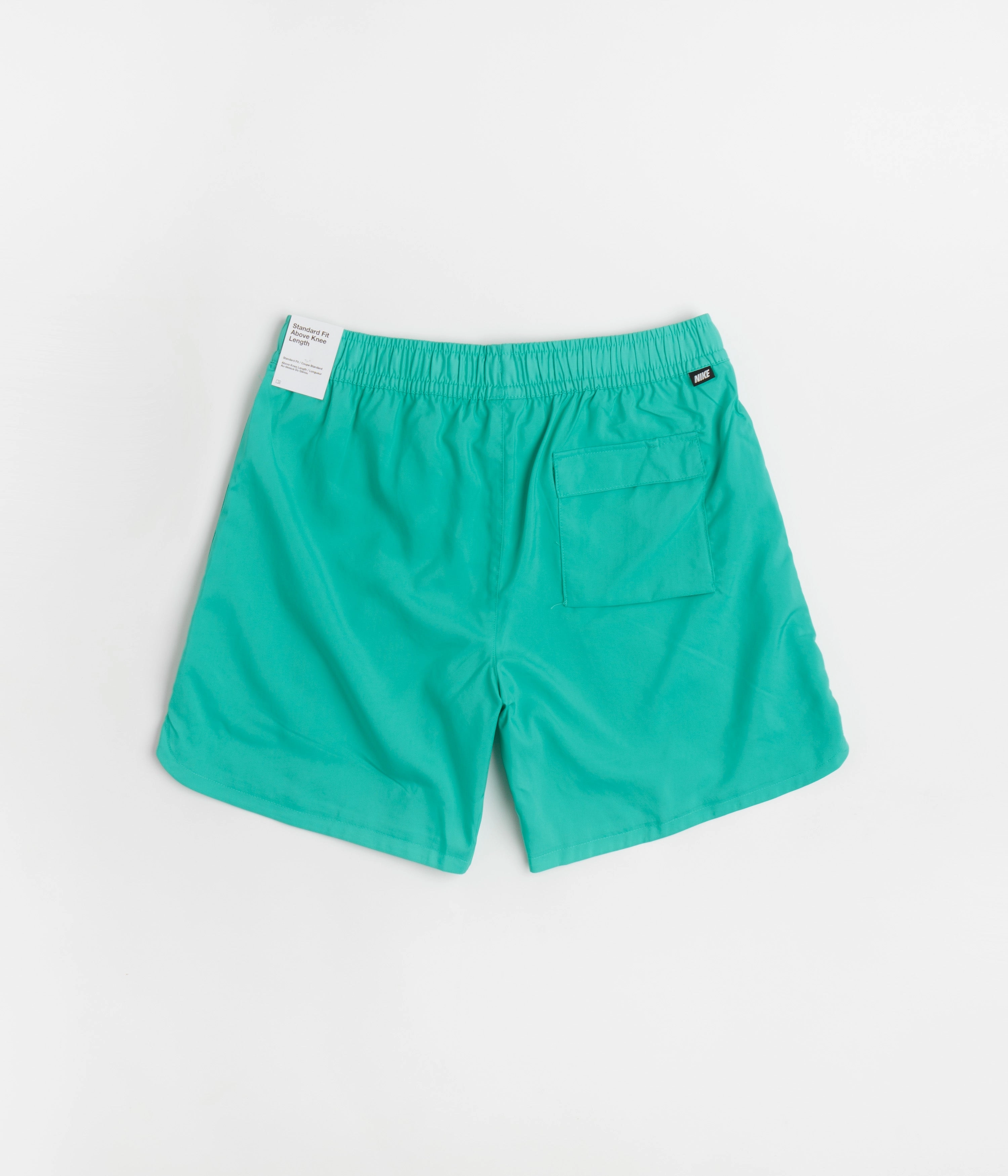 Nike Flow Shorts - Clear Jade / White slim fit Light Wear