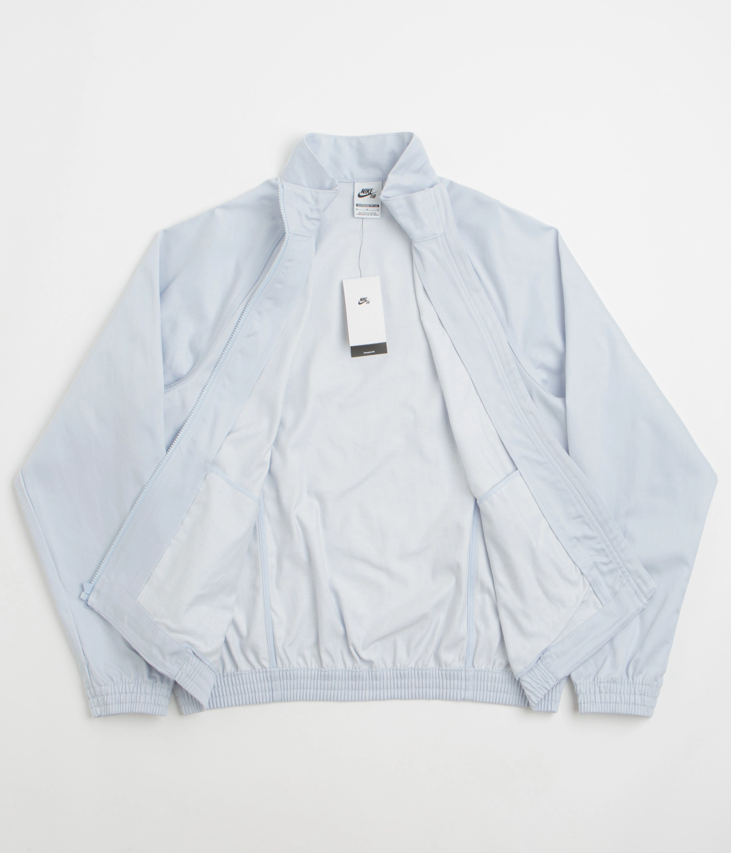 Urban Waterproof Shell Nike SB Denim Track Jacket - Football Grey / White