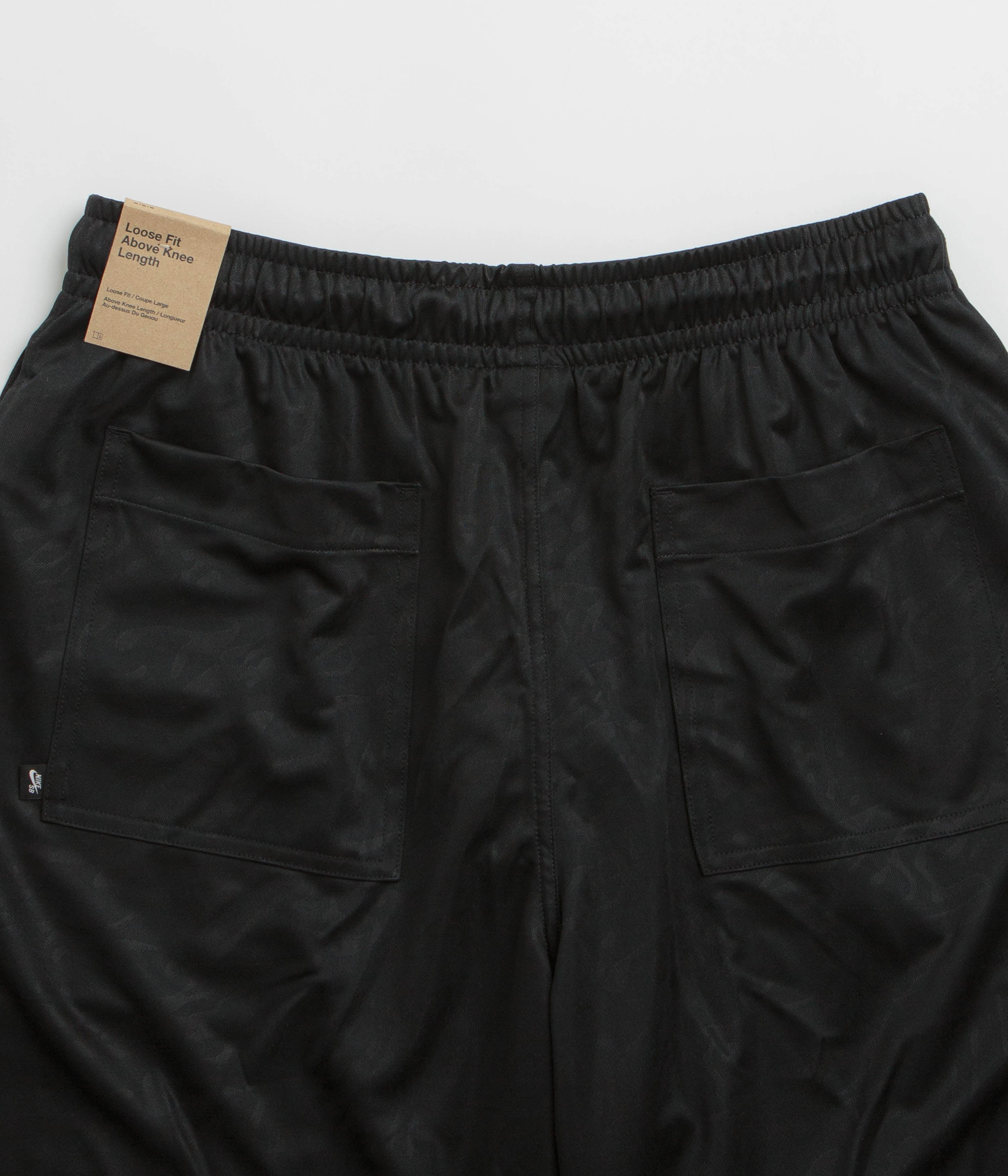 Thermoregulating Fabric Nike SB Jacquard Sport Shorts - Black / White