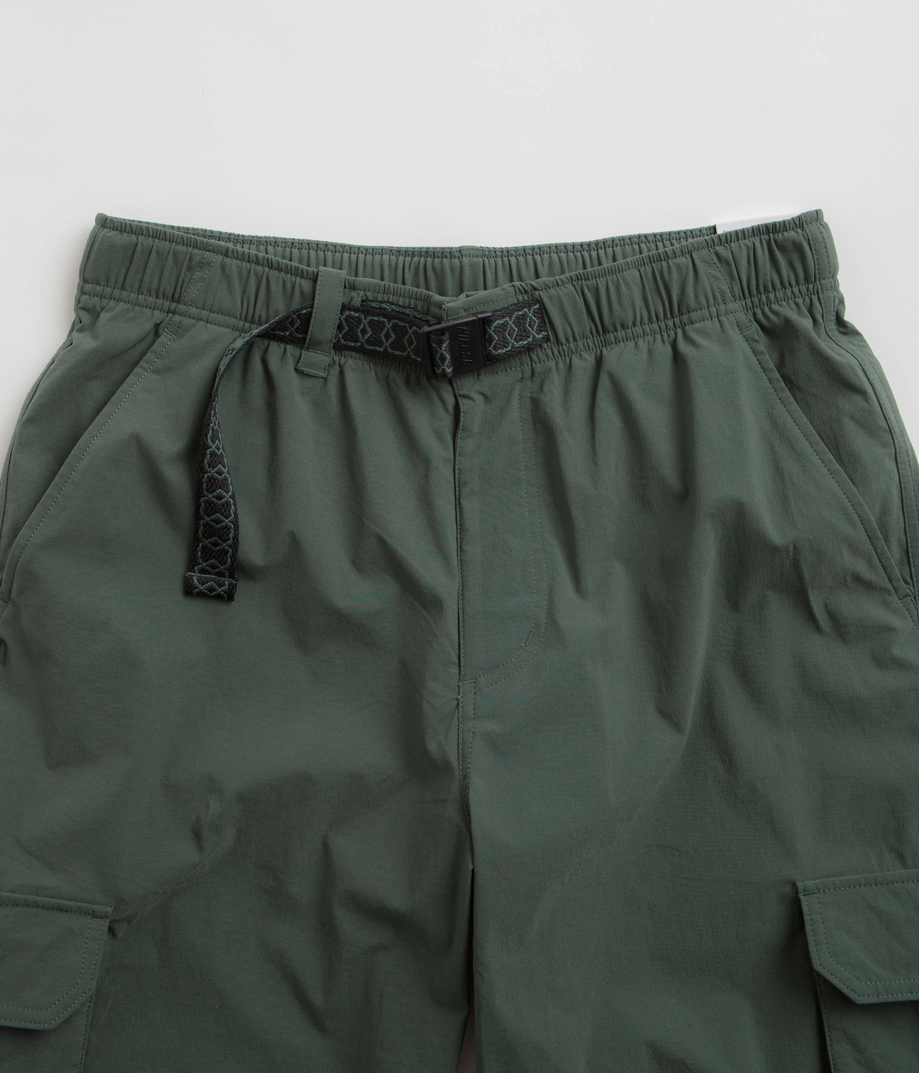 Ultra Soft Nike SB Kearny Cargo Pants - Vintage Green / White