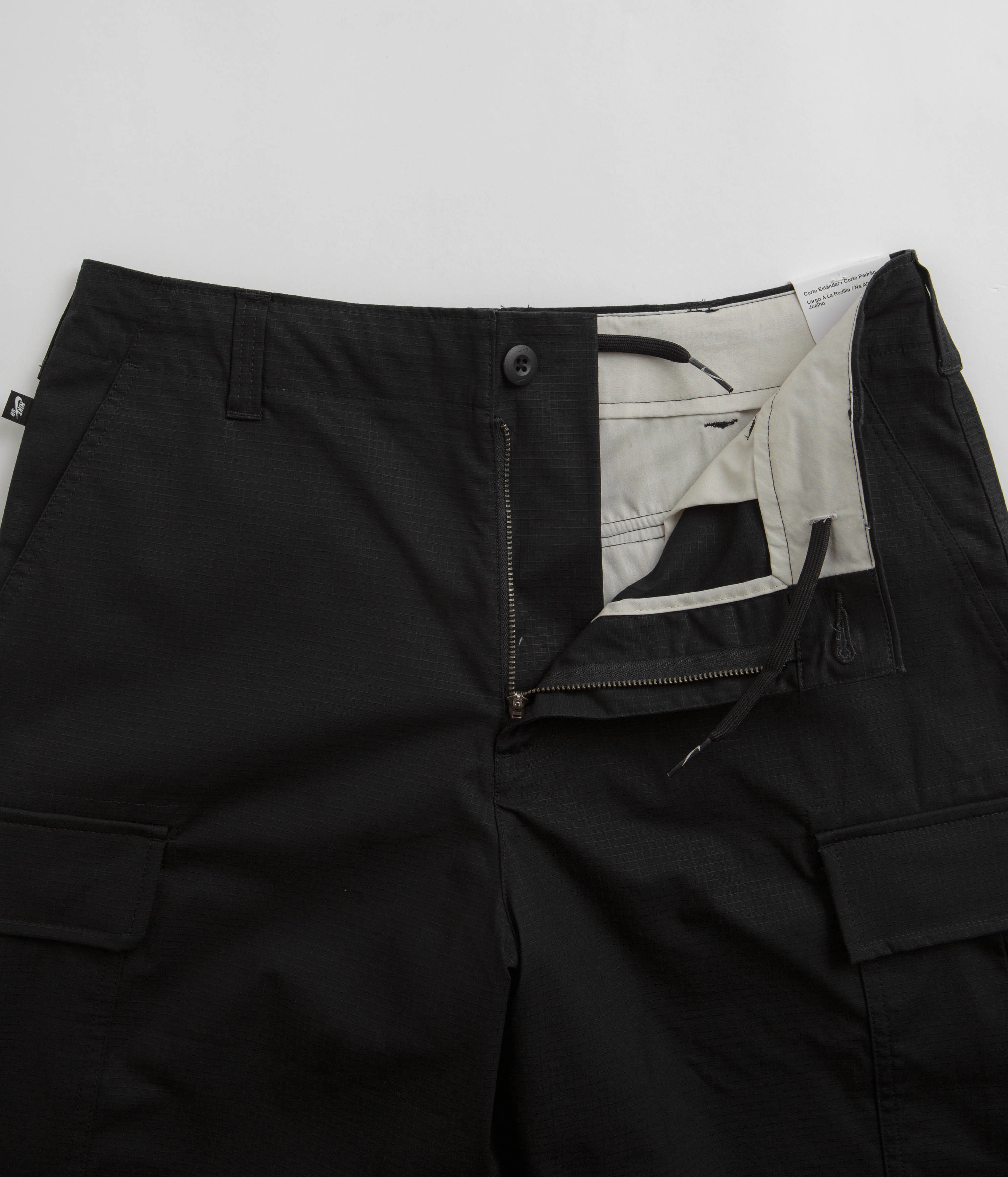 Sweat Wicking Channels Outdoor Apparel Nike SB Kearny Cargo Shorts - Black