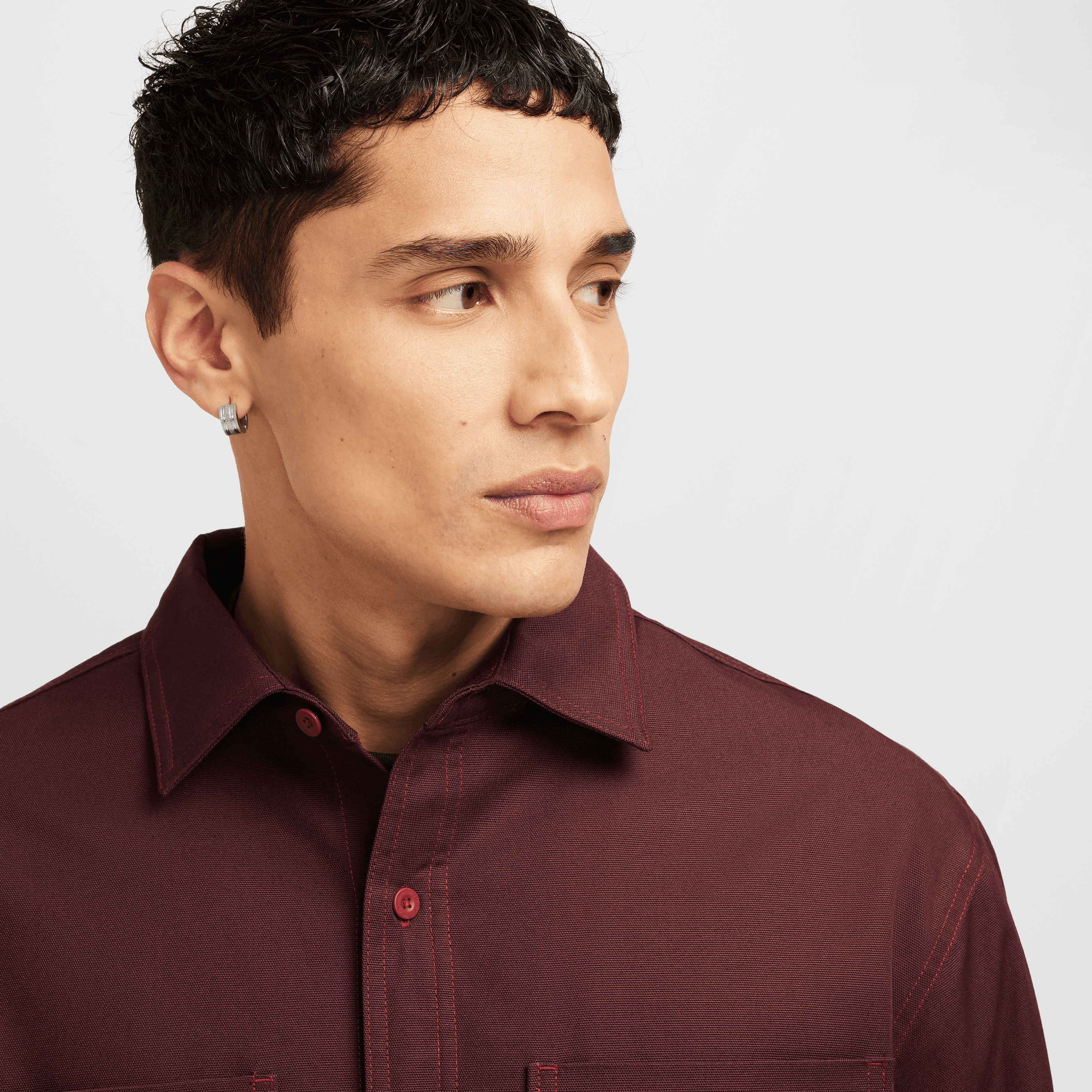 Nike SB Woven Longsleeve Shirt Flexible Material Sustainable fashion