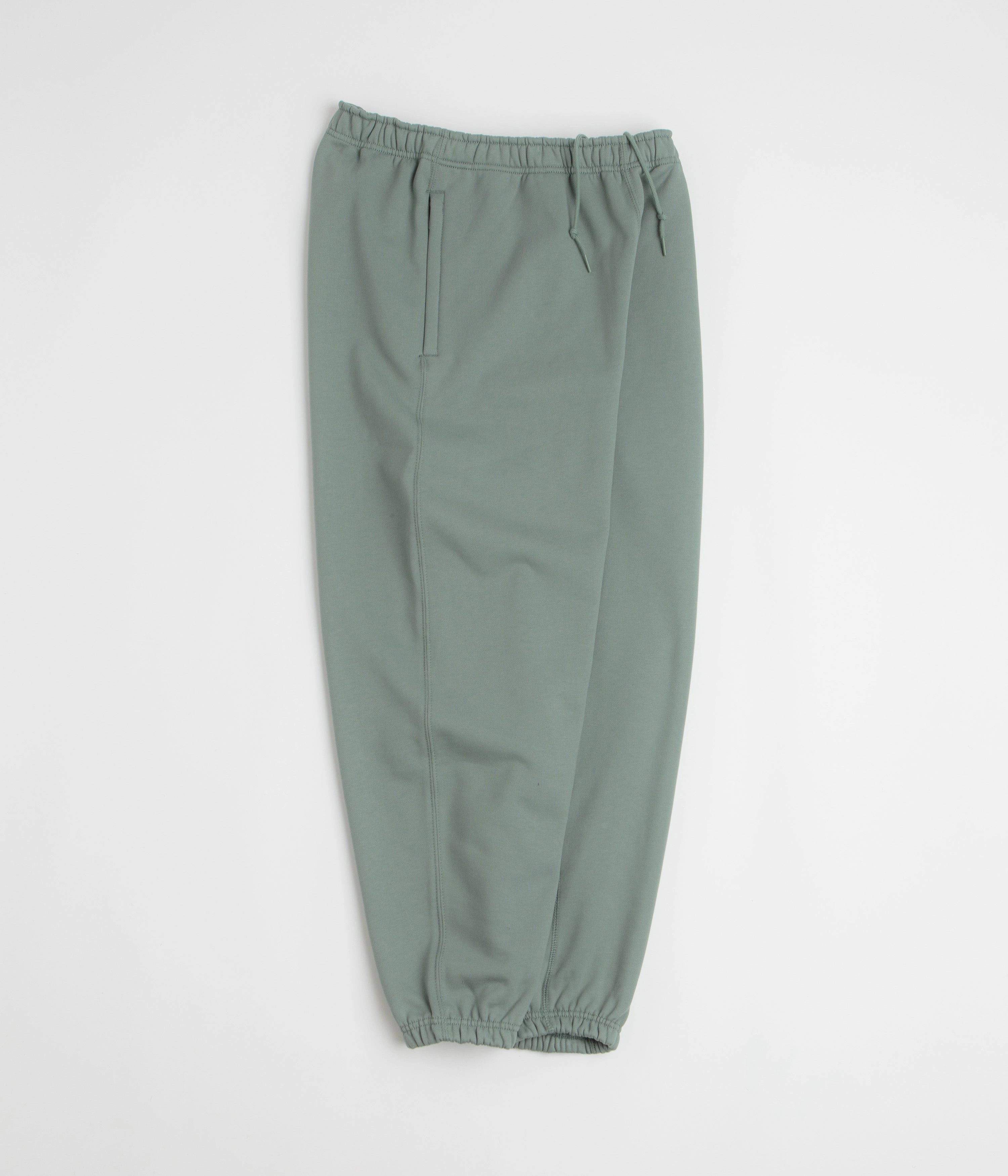 Eco Friendly Dye Nike Solo Swoosh Cuffed Sweatpants - Clay Green / Clay Green / White