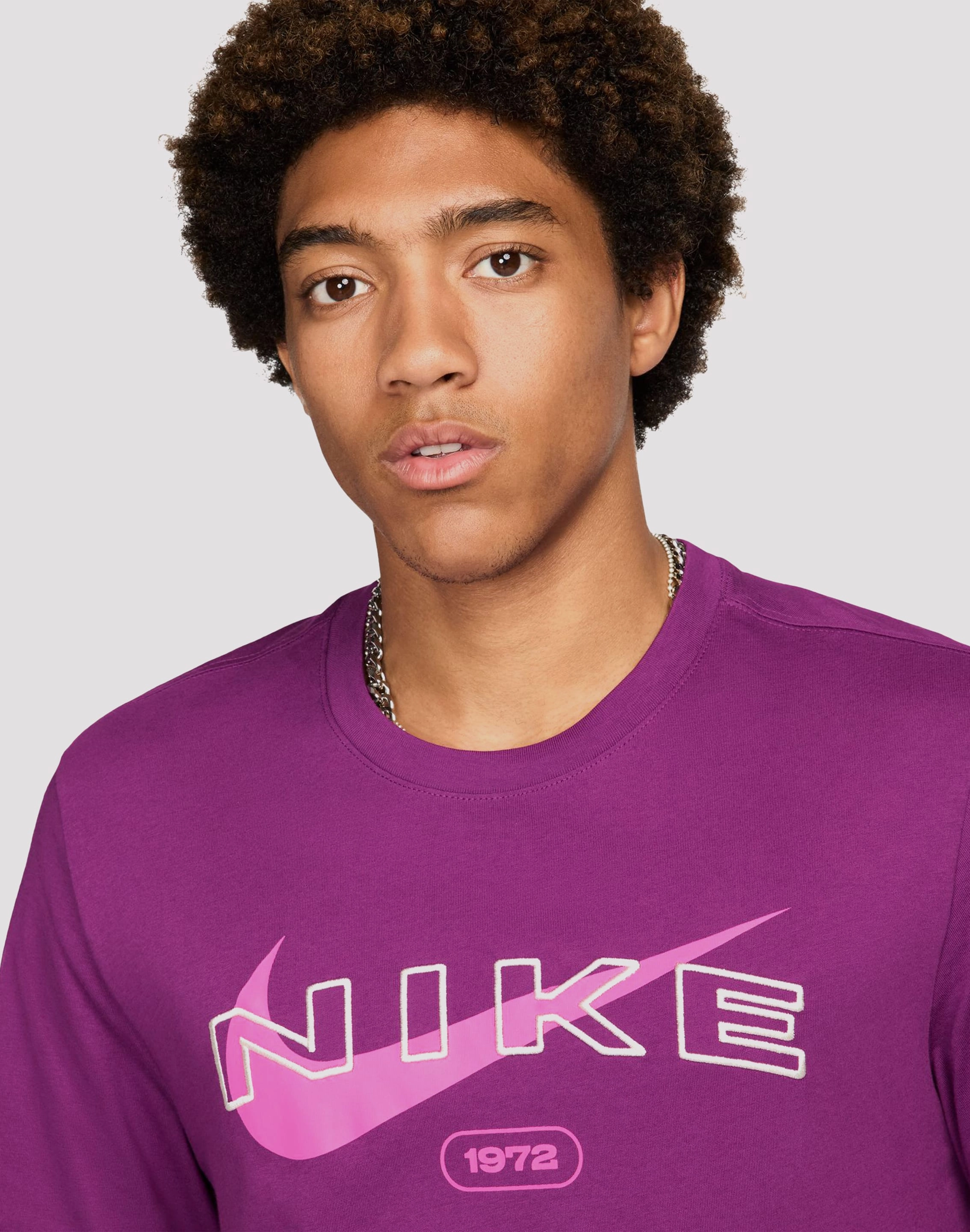 Nike Sportswear Club Purple Tee StaticResistant