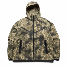 Reflective accents Nike Tech Woven Camo Jacket - Neutral Olive/Black