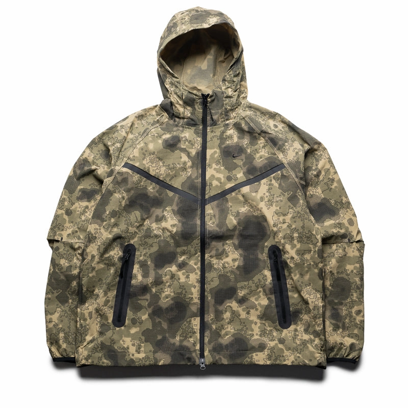 Reflective accents Nike Tech Woven Camo Jacket - Neutral Olive/Black